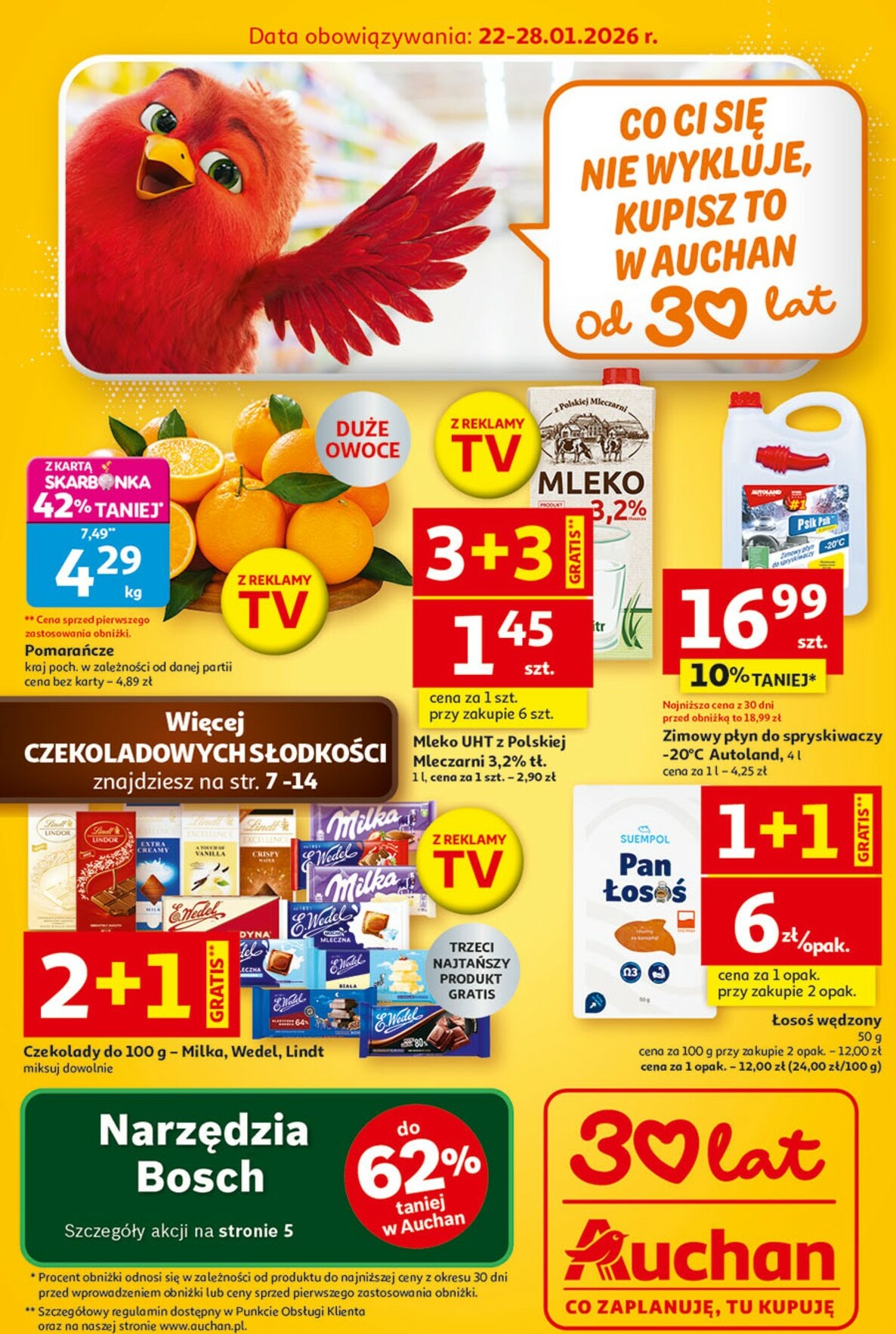 auchan - Gazetka Hipermarket Auchan - ważna od 22.01. do 28.01.