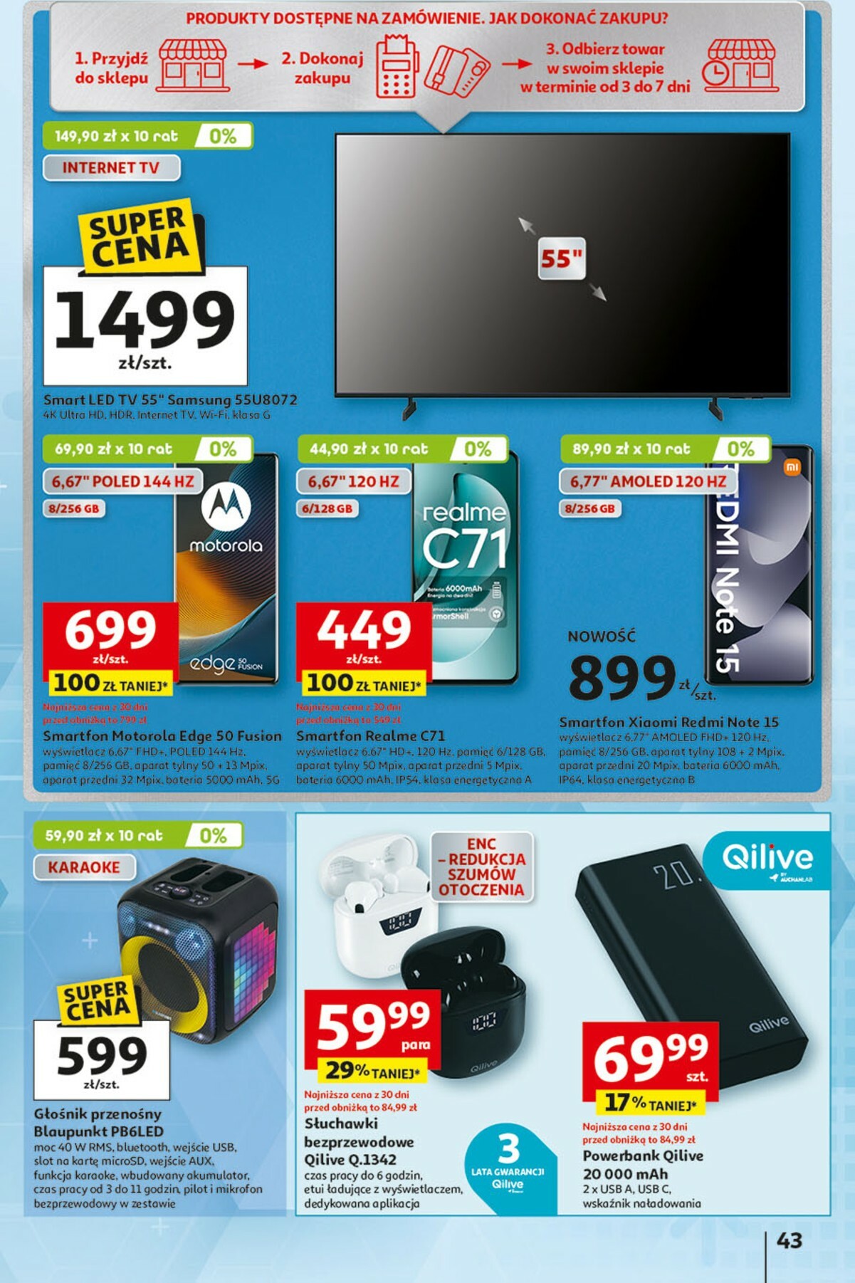 auchan - Gazetka Hipermarket Auchan - ważna od 22.01. do 28.01. - page: 43