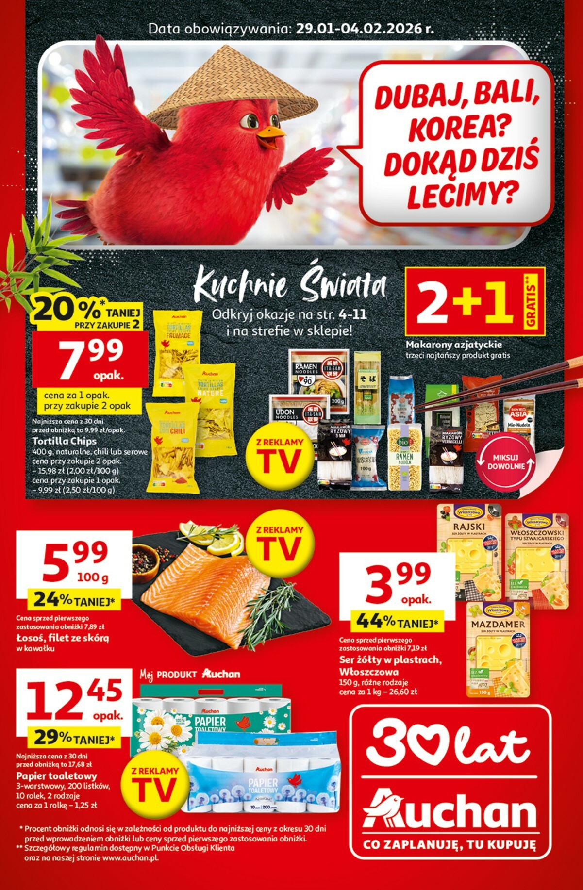 auchan - Gazetka Hipermarket Auchan - ważna od 29.01. do 04.02.