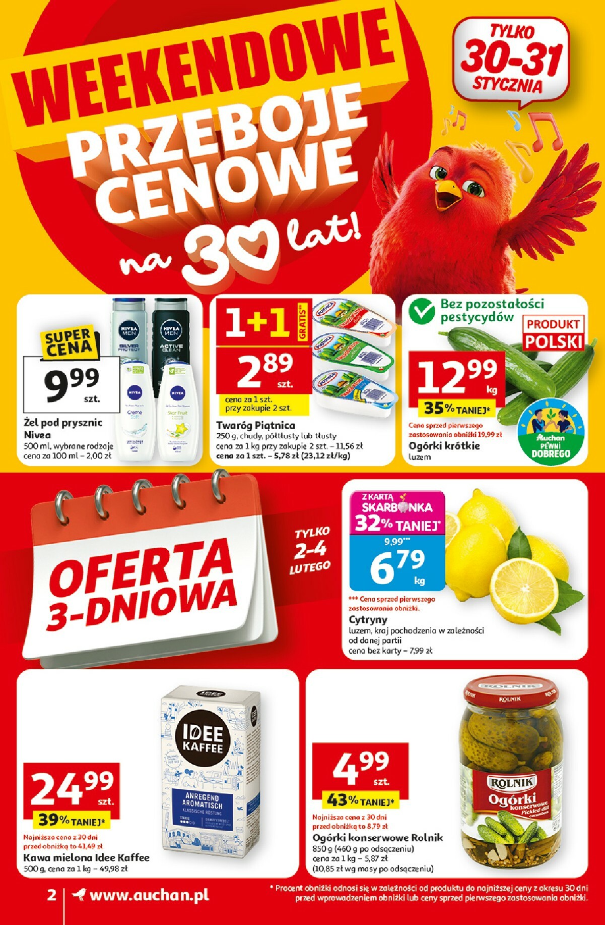 auchan - Gazetka Supermarket Auchan Franczyza - ważna od 29.01. do 04.02. - page: 2