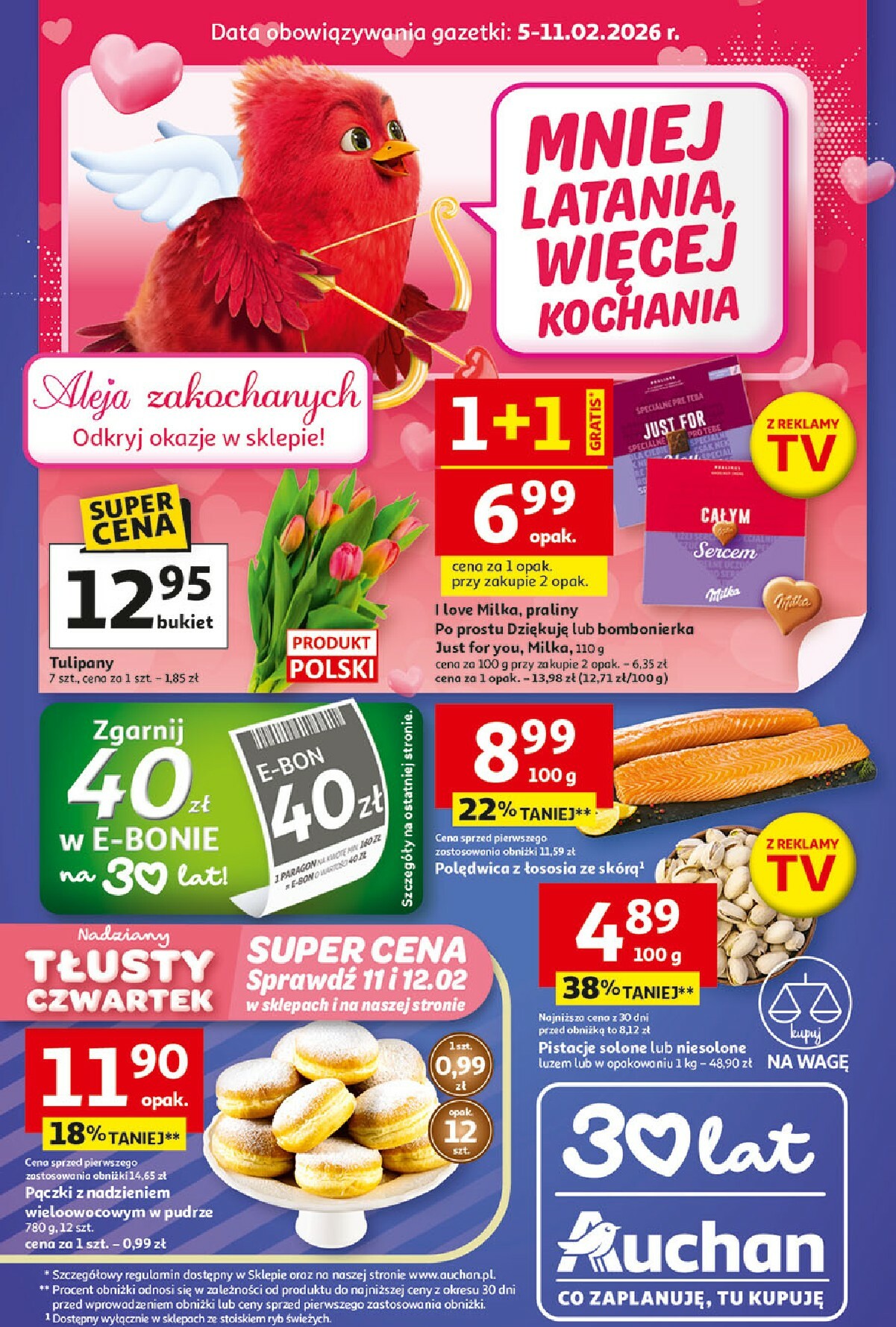 auchan - Gazetka Supermarket Auchan - Franczyza - ważna od 05.02.2026 do 11.02.2026