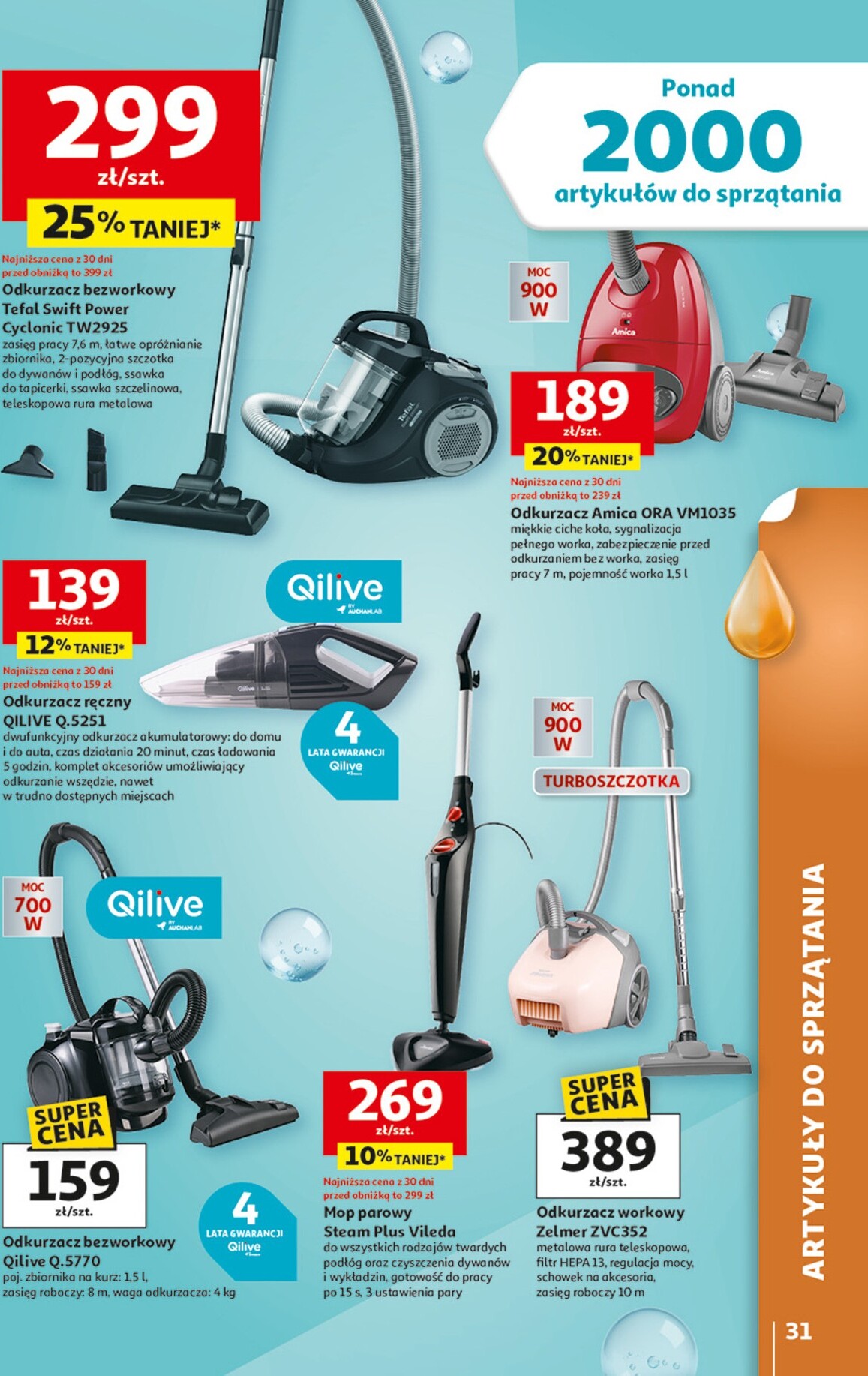 auchan - Gazetka Hipermarket Auchan - Strefa Porządki - ważna od 18.03.2026 do 07.04.2026 - page: 31