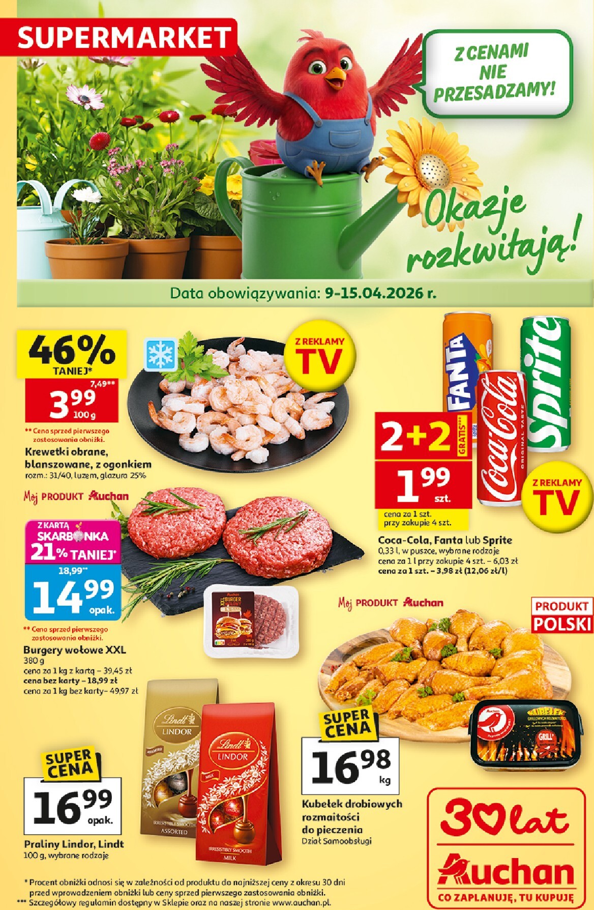 auchan - Gazetka Supermarket Auchan - ważna od 09.04.2026 do 15.04.2026