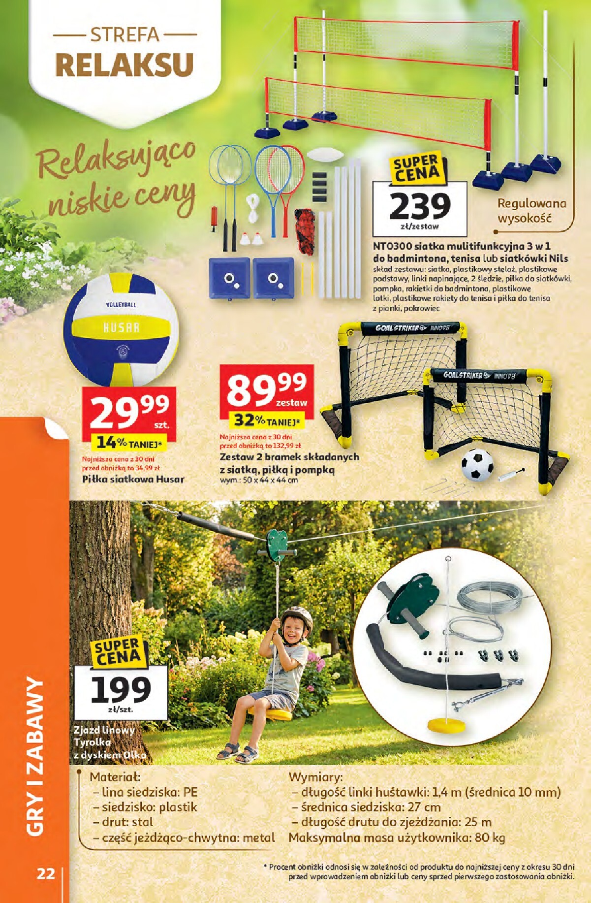 auchan - Aktualna gazetka Hipermarlet Auchan - Strefa Relaksu ważna od 09.04.2026 do 22.04.2026 - page: 22
