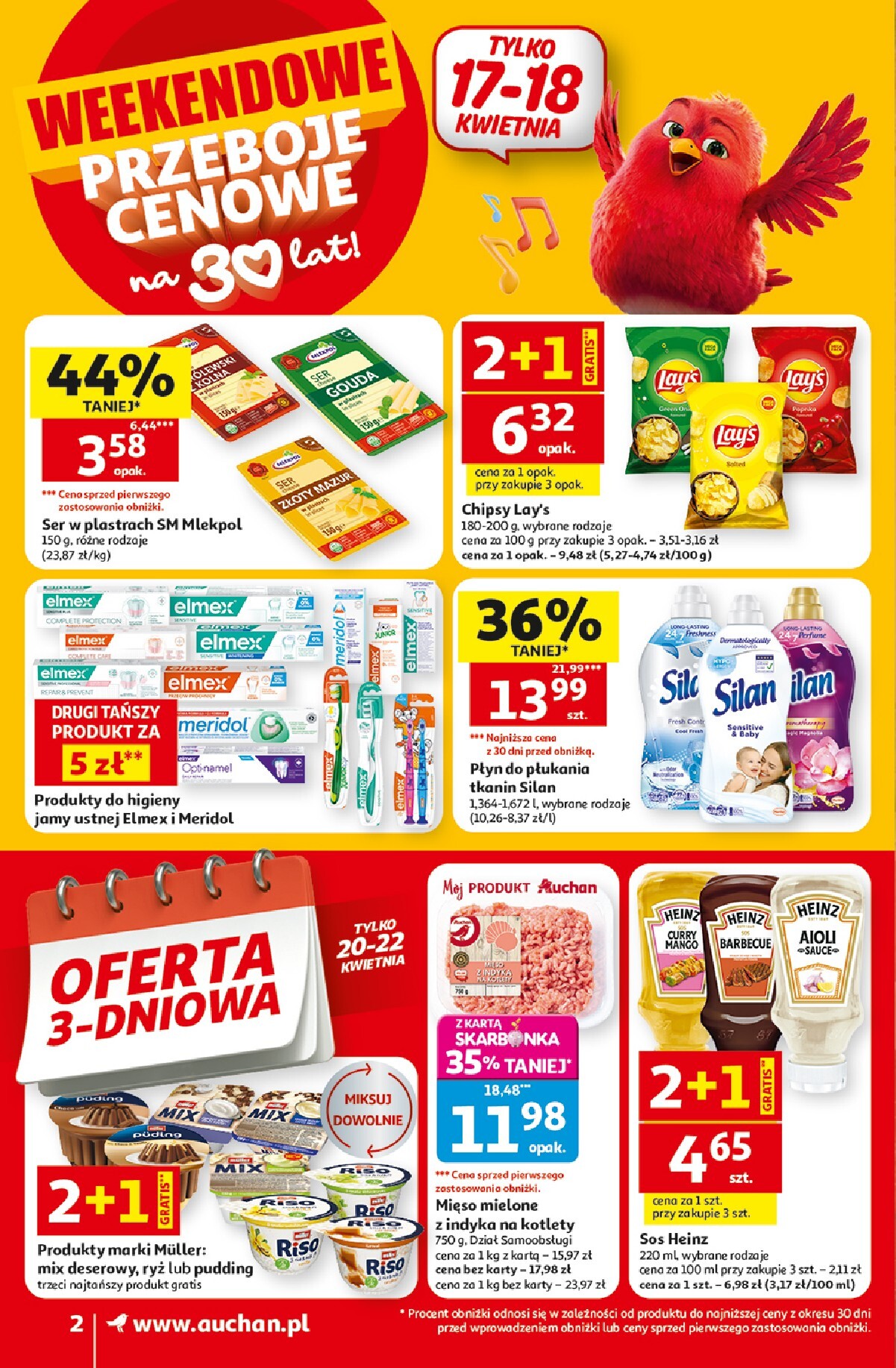 auchan - Nowa gazetka Supermarket Auchan ważna od 16.04.2026 do 22.04.2026 - page: 2