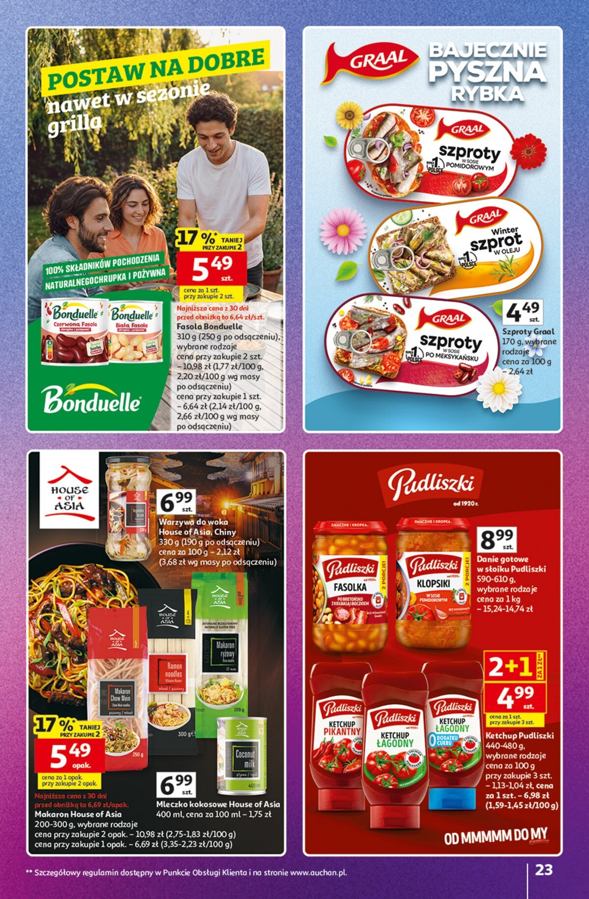 auchan - Nowa gazetka Hipermarket Auchan - Znane Marki ważna od 23.04.2026 do 30.04.2026 - page: 23