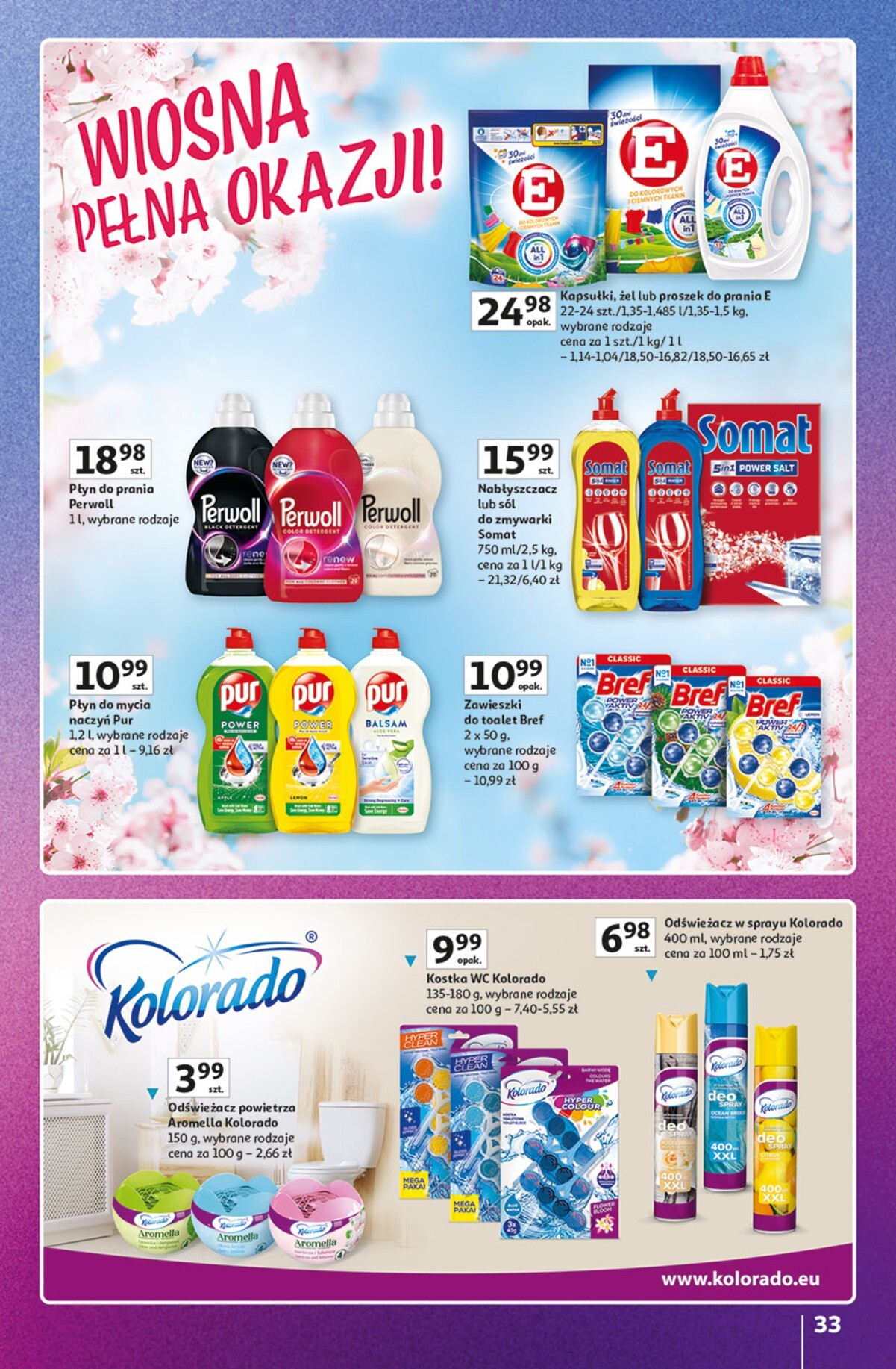 auchan - Nowa gazetka Hipermarket Auchan - Znane Marki ważna od 23.04.2026 do 30.04.2026 - page: 33
