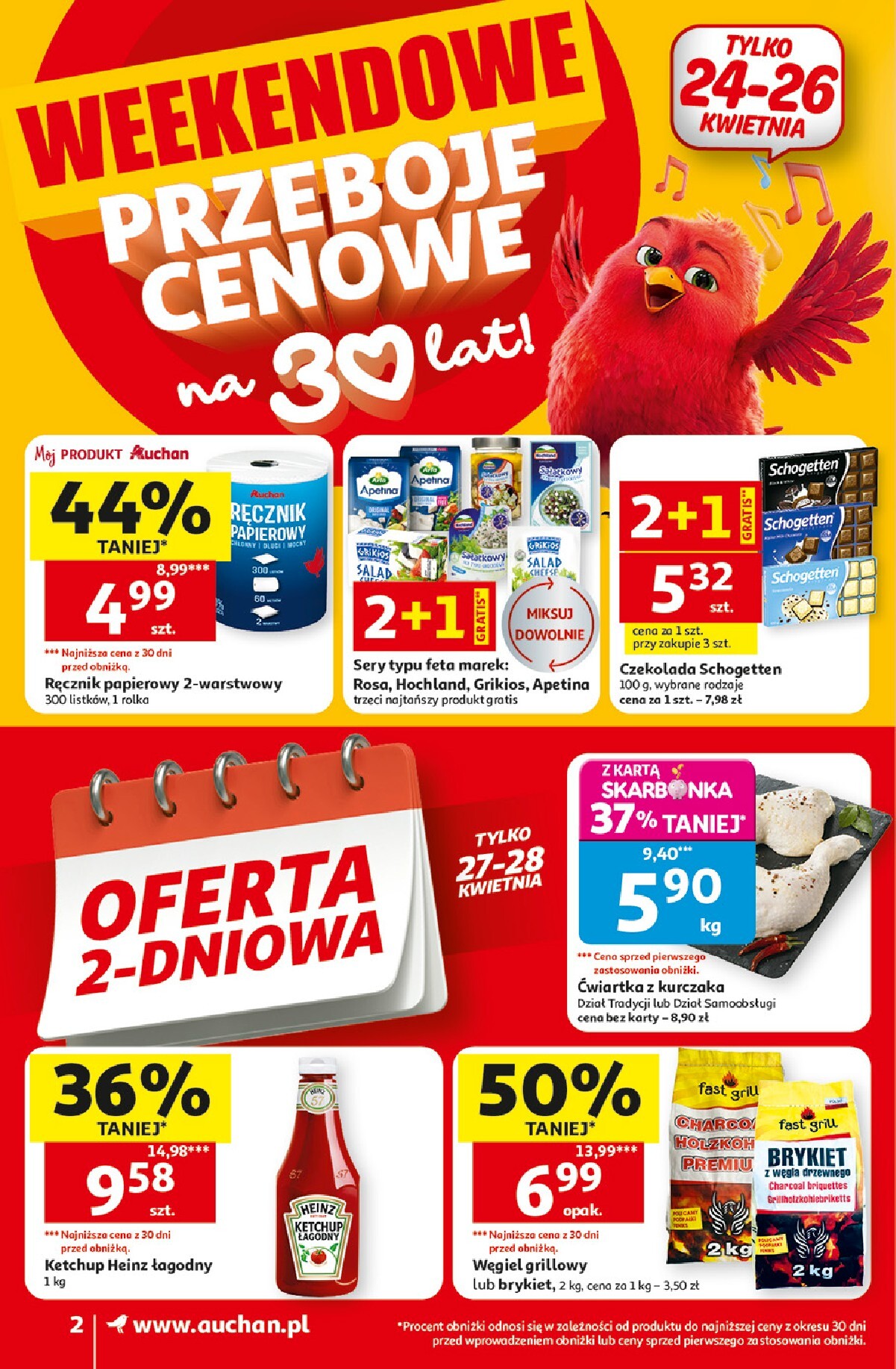 auchan - Nowa gazetka Supermarket Auchan ważna od 23.04.2026 do 28.04.2026 - page: 2