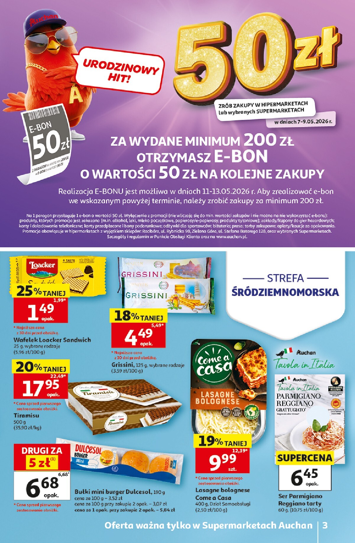 auchan - Nowa gazetka Supermarket Auchan ważna od 07.05.2026 do 13.05.2026 - page: 3