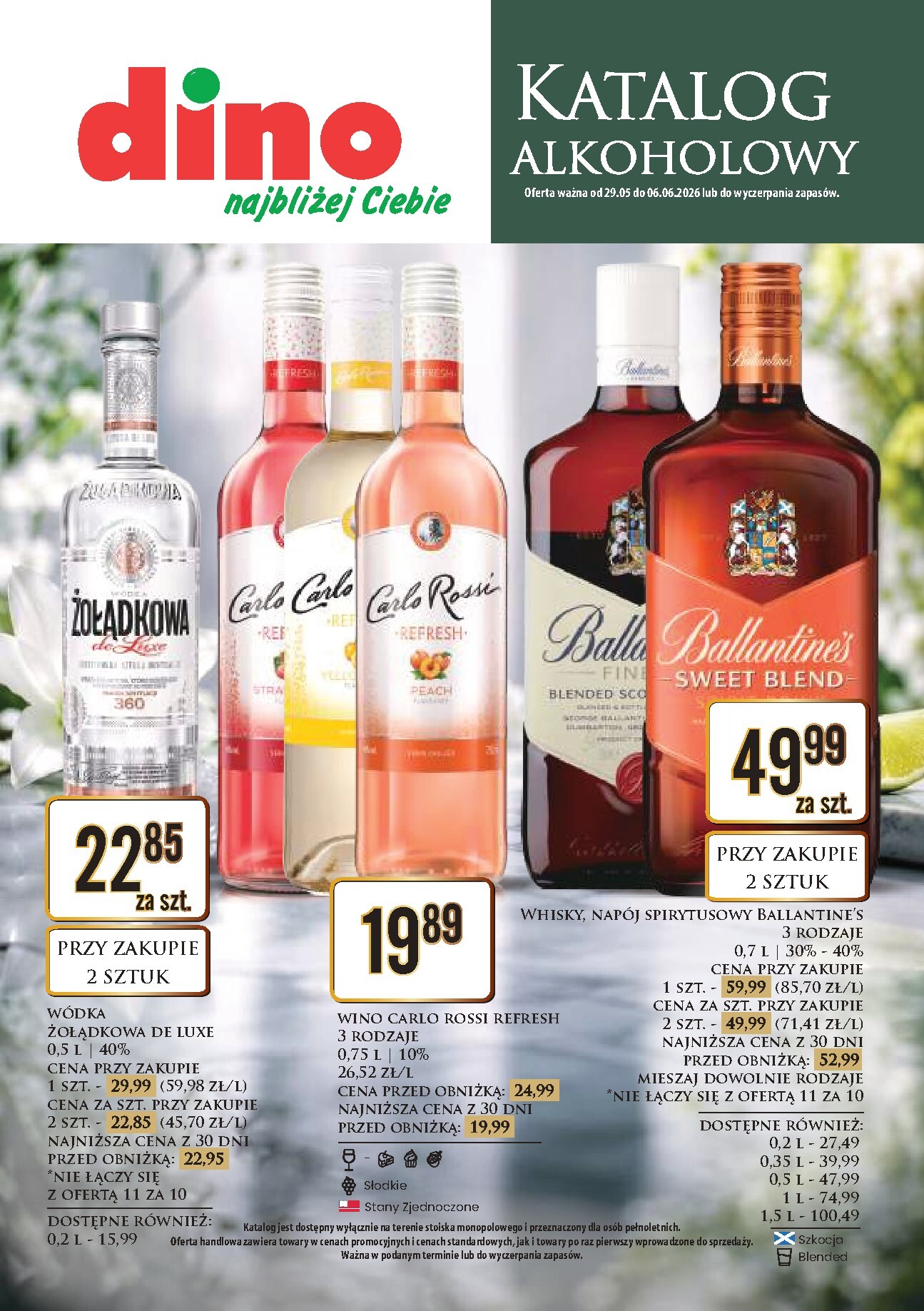 dino - Aktualna gazetka Dino - Katalog alkoholowy ważna od 28.05.2026 do 06.06.2026