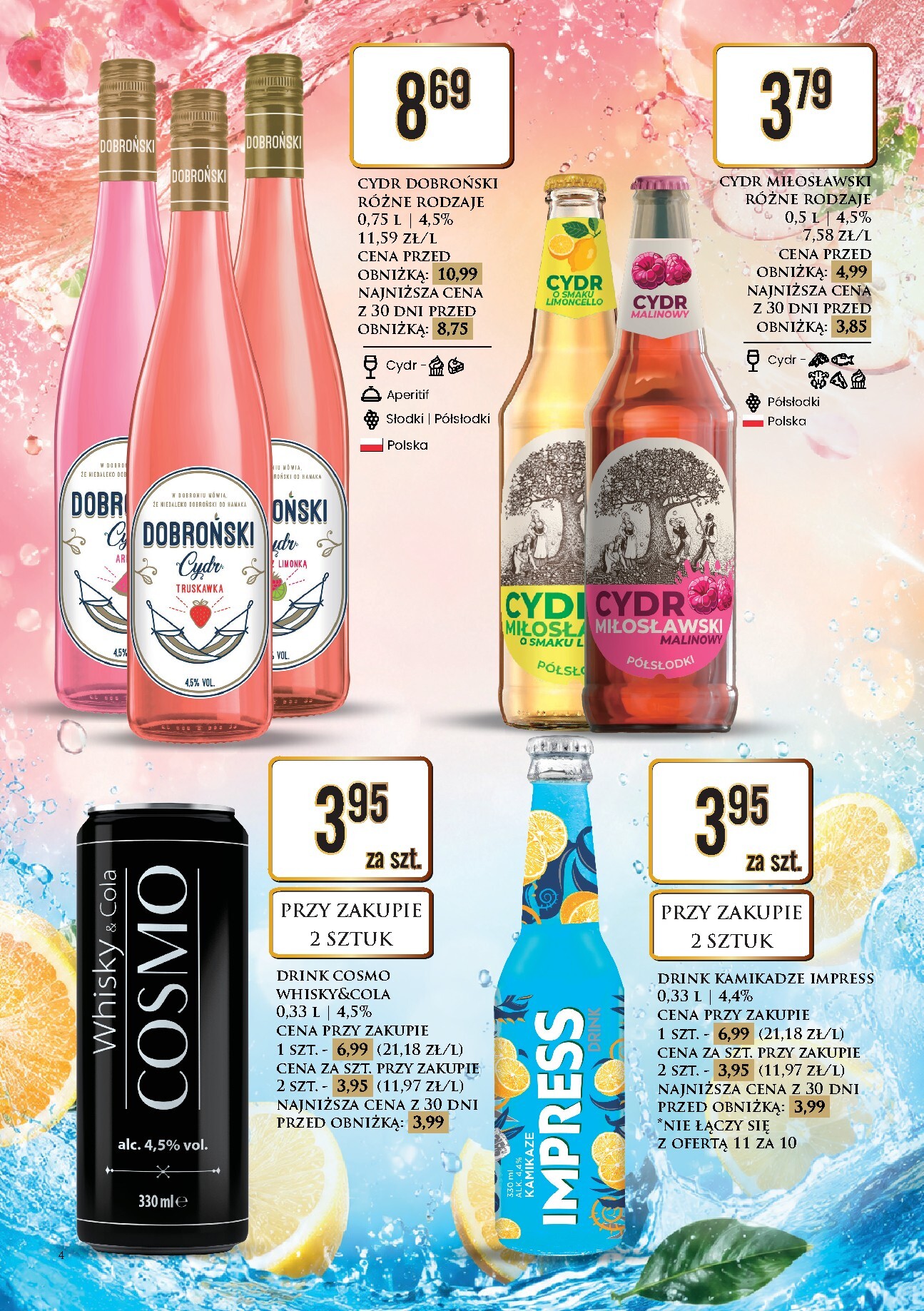 dino - Aktualna gazetka Dino - Oferta alkoholowa ważna od 24.07.2026 do 25.07.2026 - page: 4