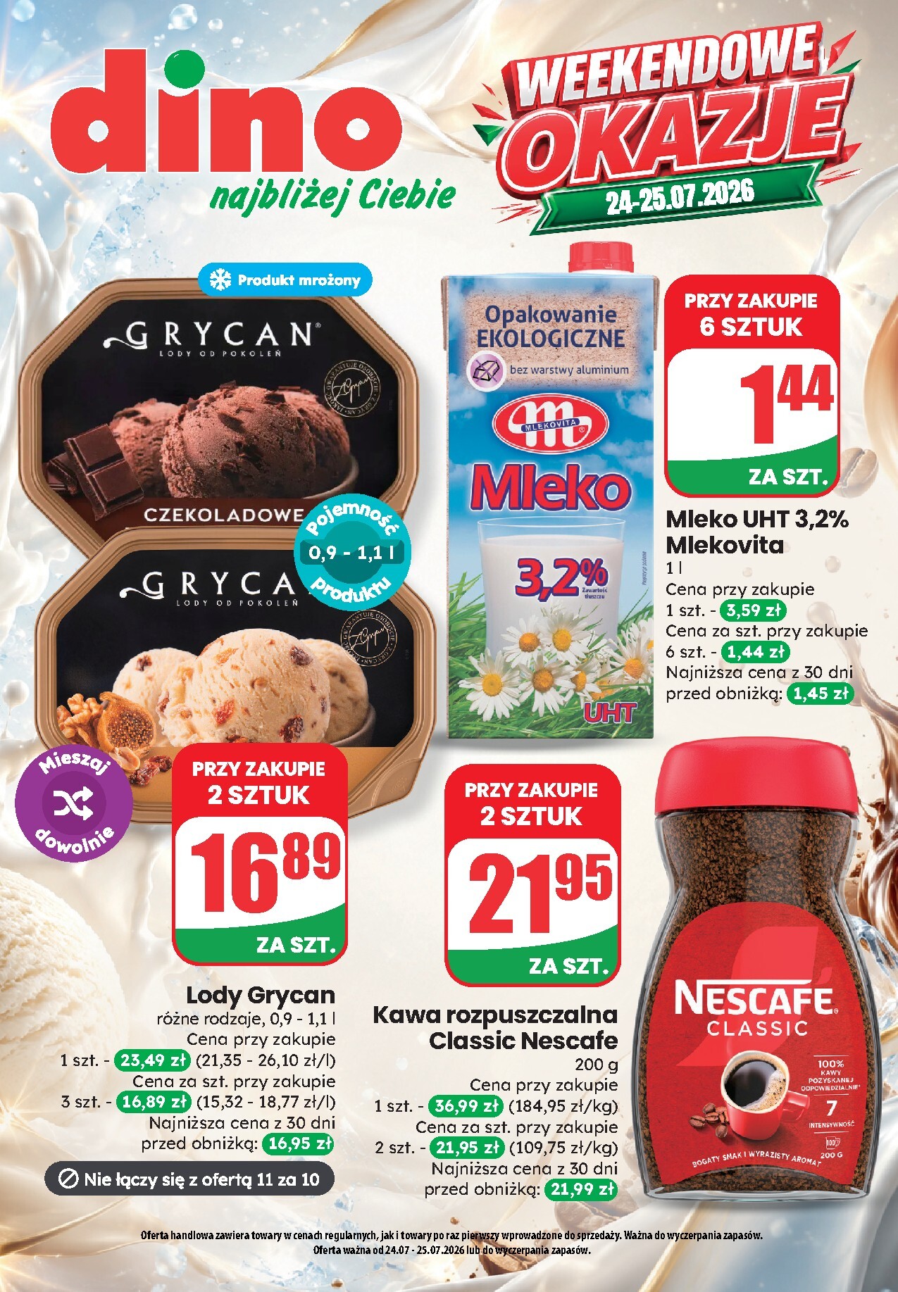 dino - Aktualna gazetka Dino - Weekendowe okazje ważna od 24.07.2026 do 25.07.2026