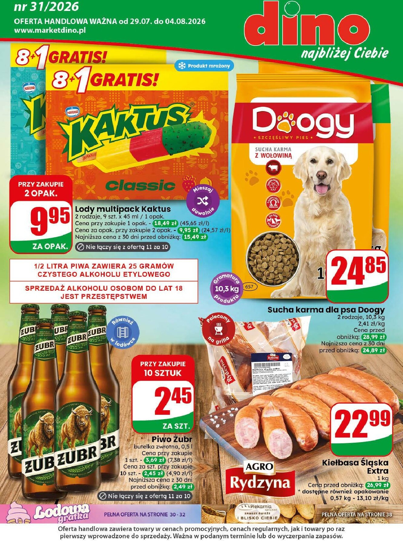 dino - Aktualna gazetka Dino ważna od 29.07.2026 do 04.08.2026