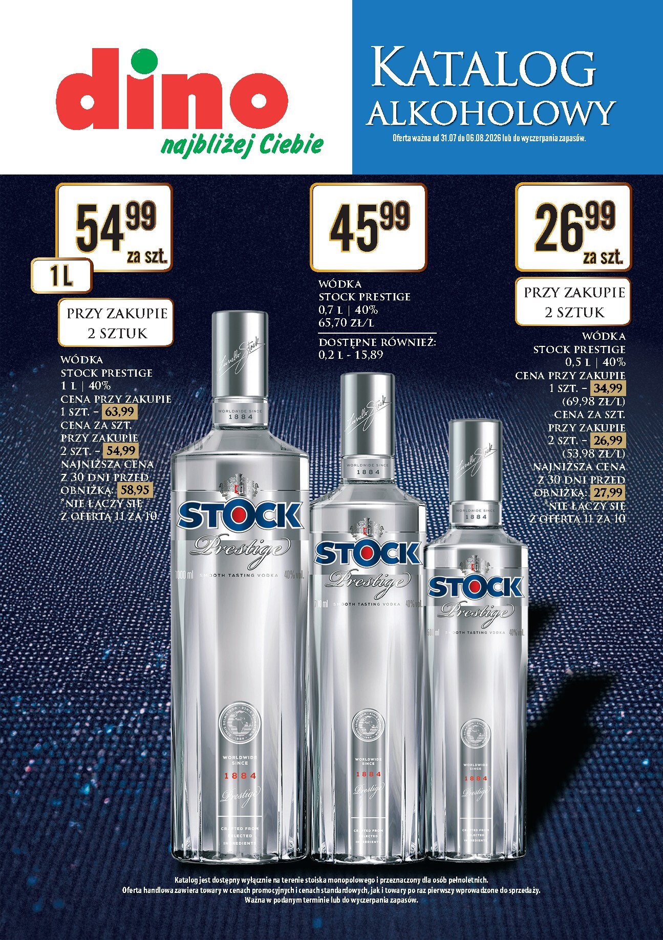 dino - Aktualna gazetka Dino - Katalog alkoholowy ważna od 31.07.2026 do 06.08.2026