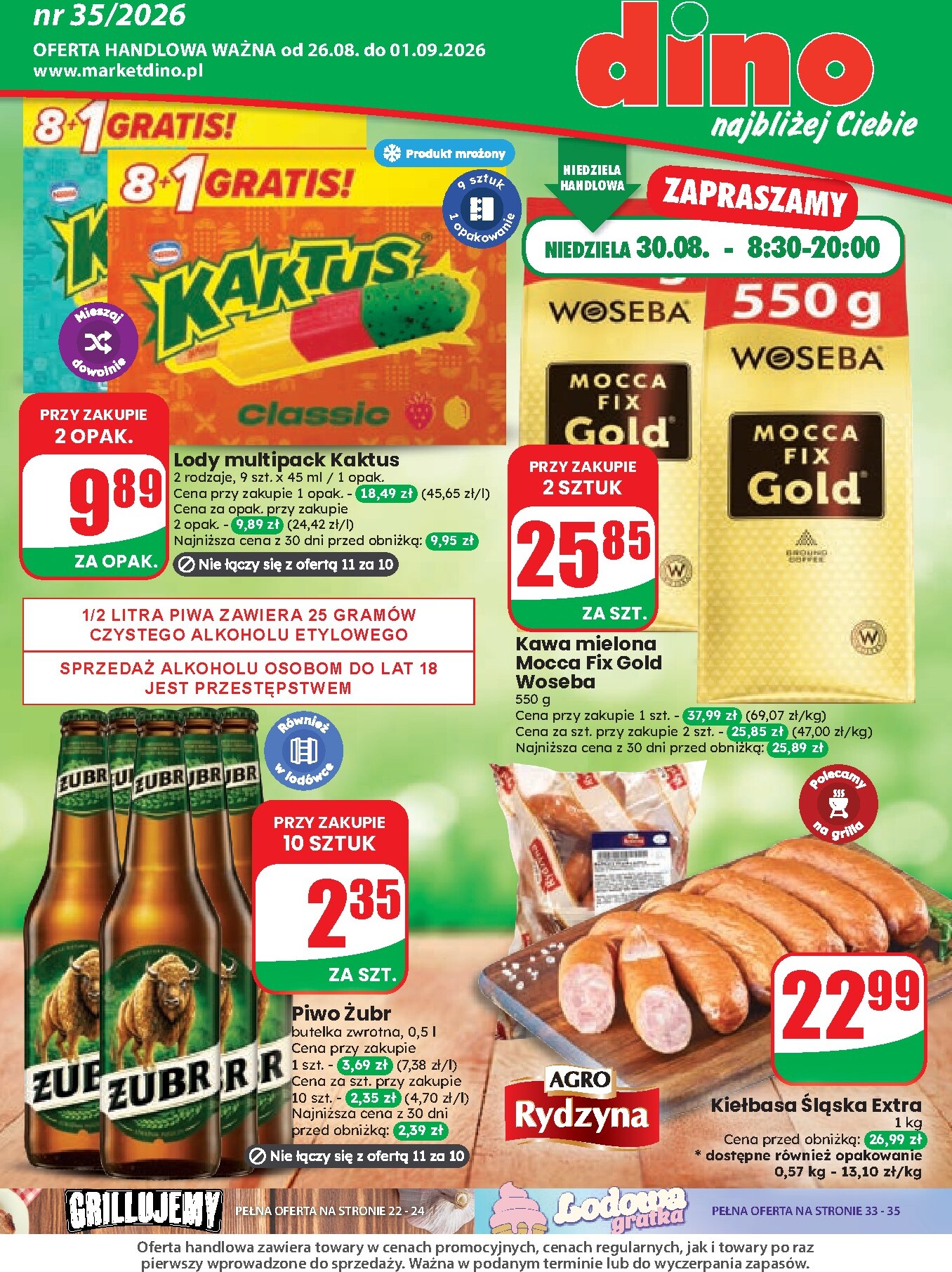 dino - Aktualna gazetka Dino ważna od 26.08.2026 do 01.09.2026
