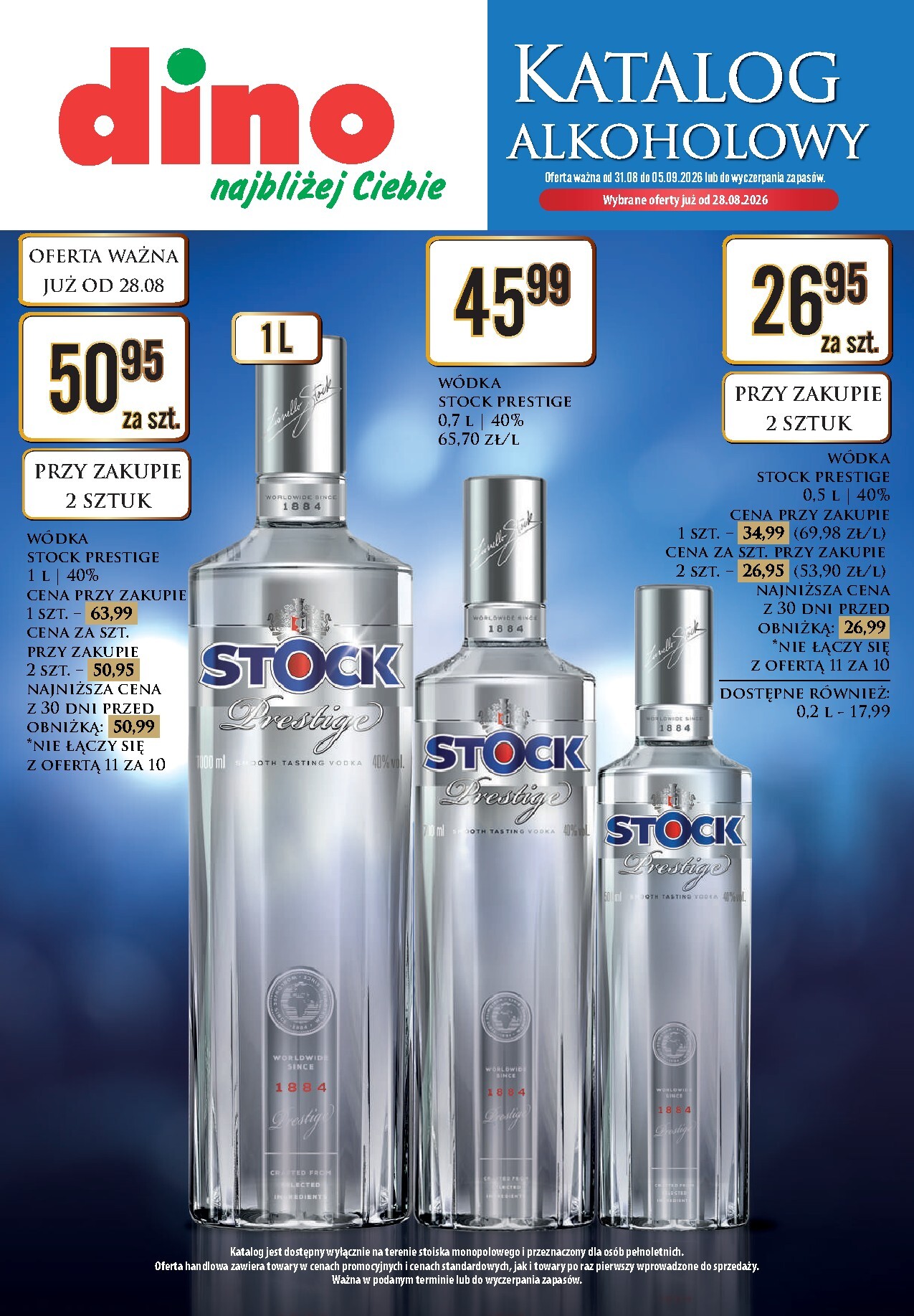 dino - Aktualna gazetka Dino - Katalog alkoholowy ważna od 28.08.2026 do 05.09.2026