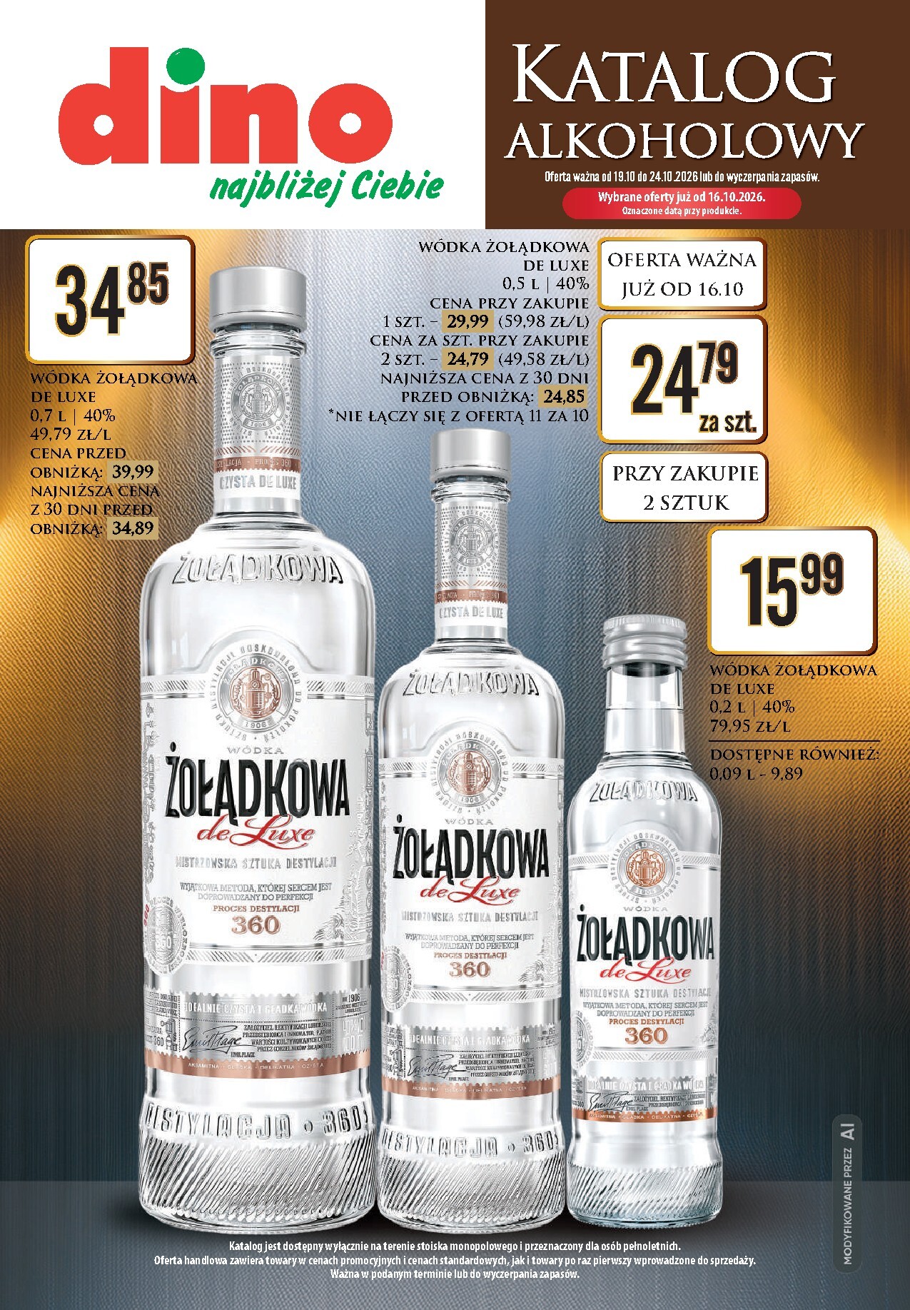 dino - Nowa gazetka Dino - Katalog alkoholowy ważna od 19.10.2026 do 24.10.2026
