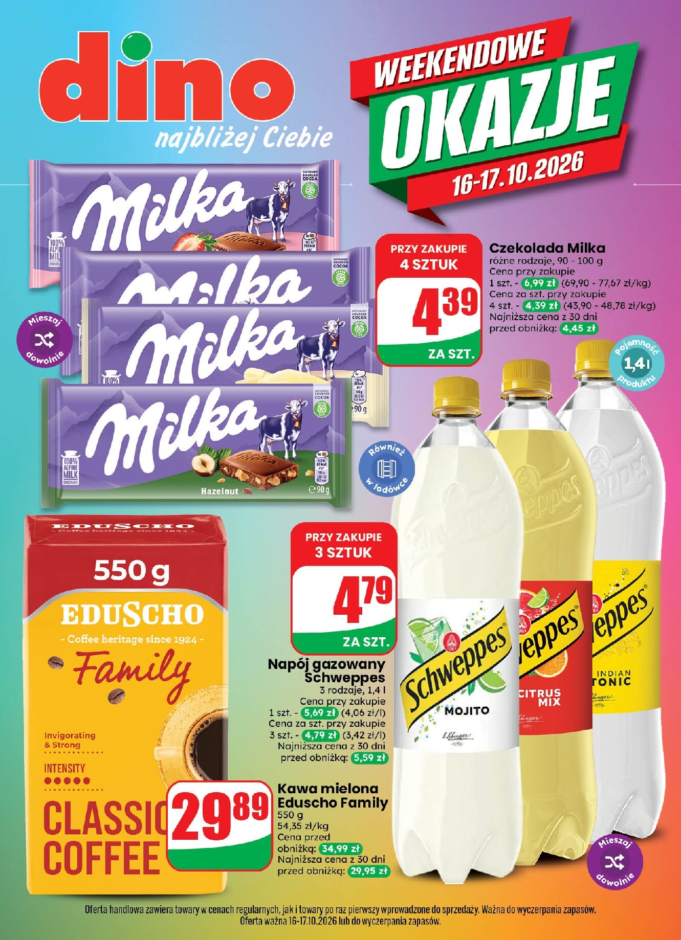dino - Aktualna gazetka Dino - Weekendowe okazje ważna od 16.10.2026 do 17.10.2026