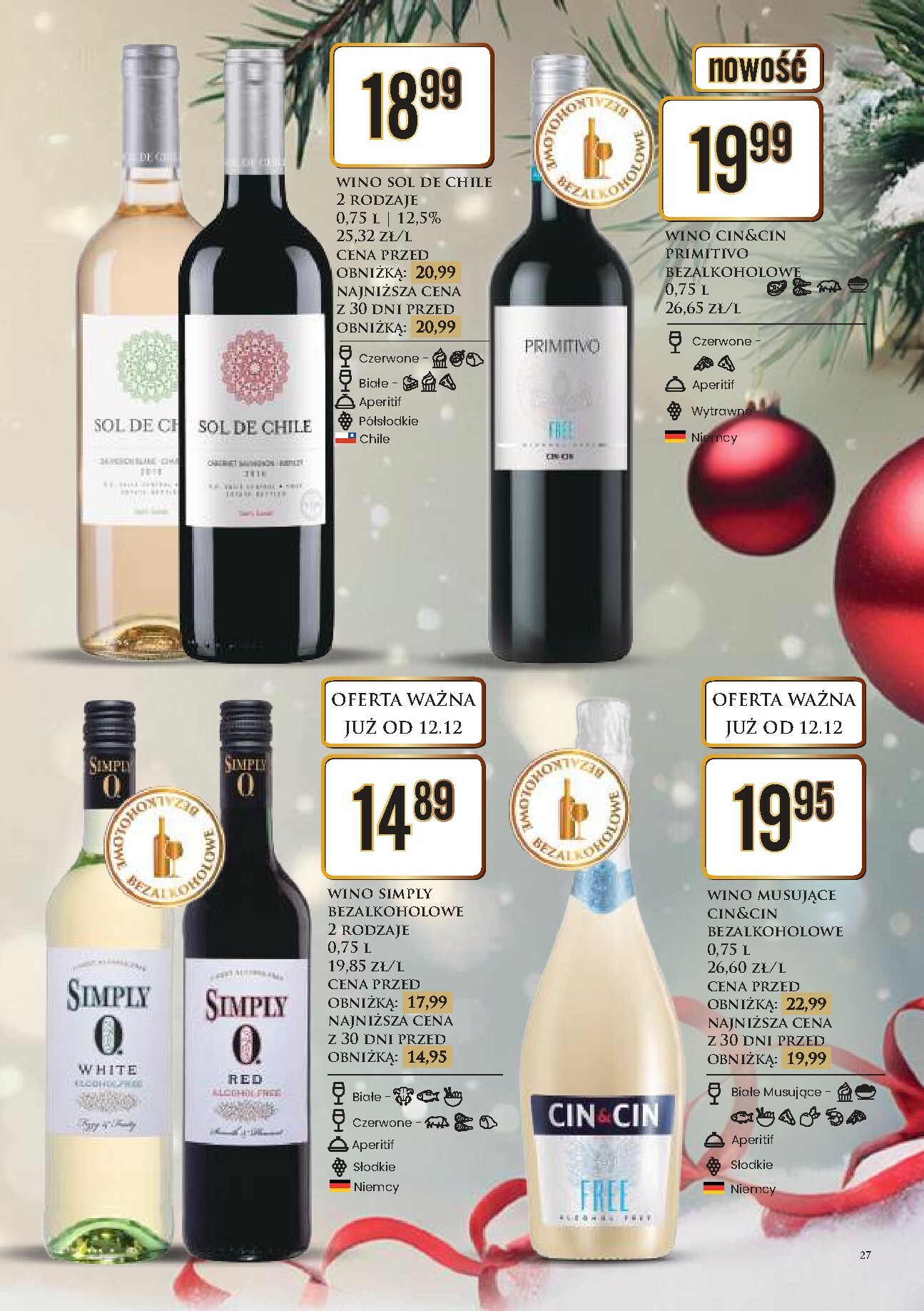 dino - Gazetka Dino - Katalog alkoholowy - ważna od 15.12. do 23.12. - page: 27