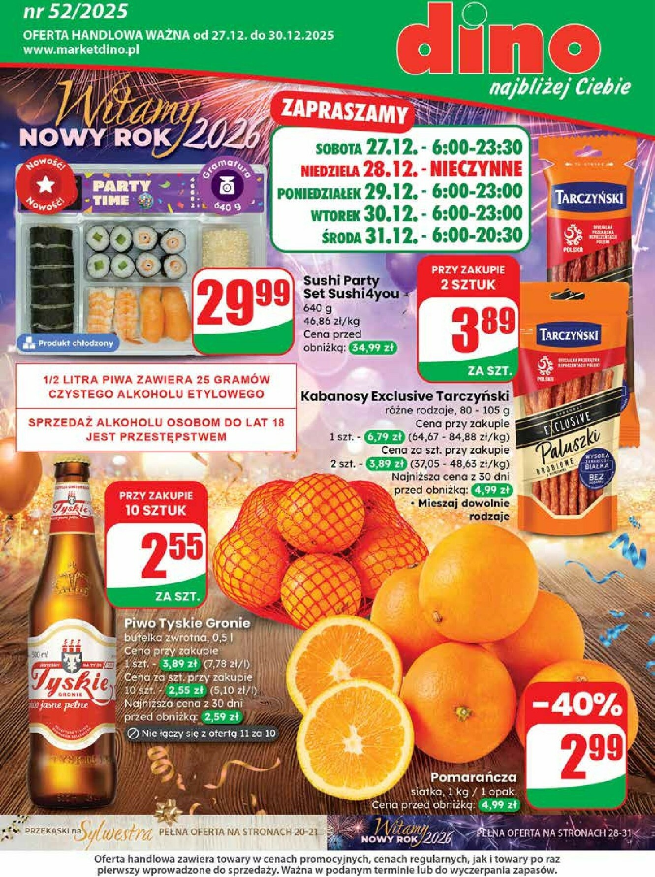 dino - Gazetka Dino - ważna od 27.12. do 30.12.