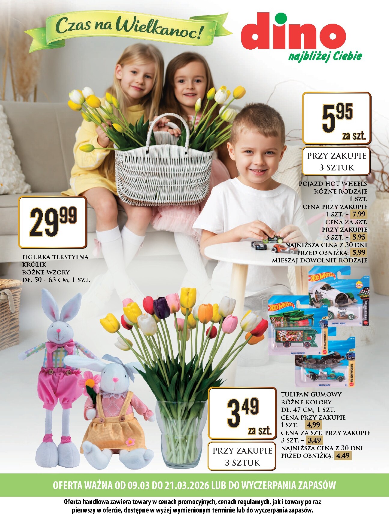 dino - Gazetka Dino - Czas na Wielkanoc - ważna od 09.03.2026 do 21.03.2026