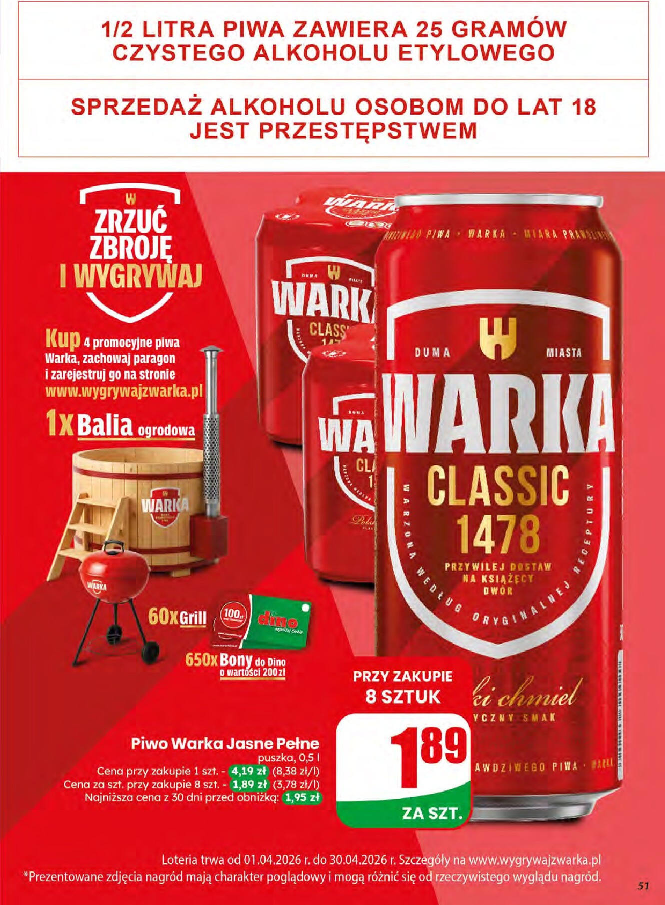 dino - Nowa gazetka Dino ważna od 15.04.2026 do 21.04.2026 - page: 51