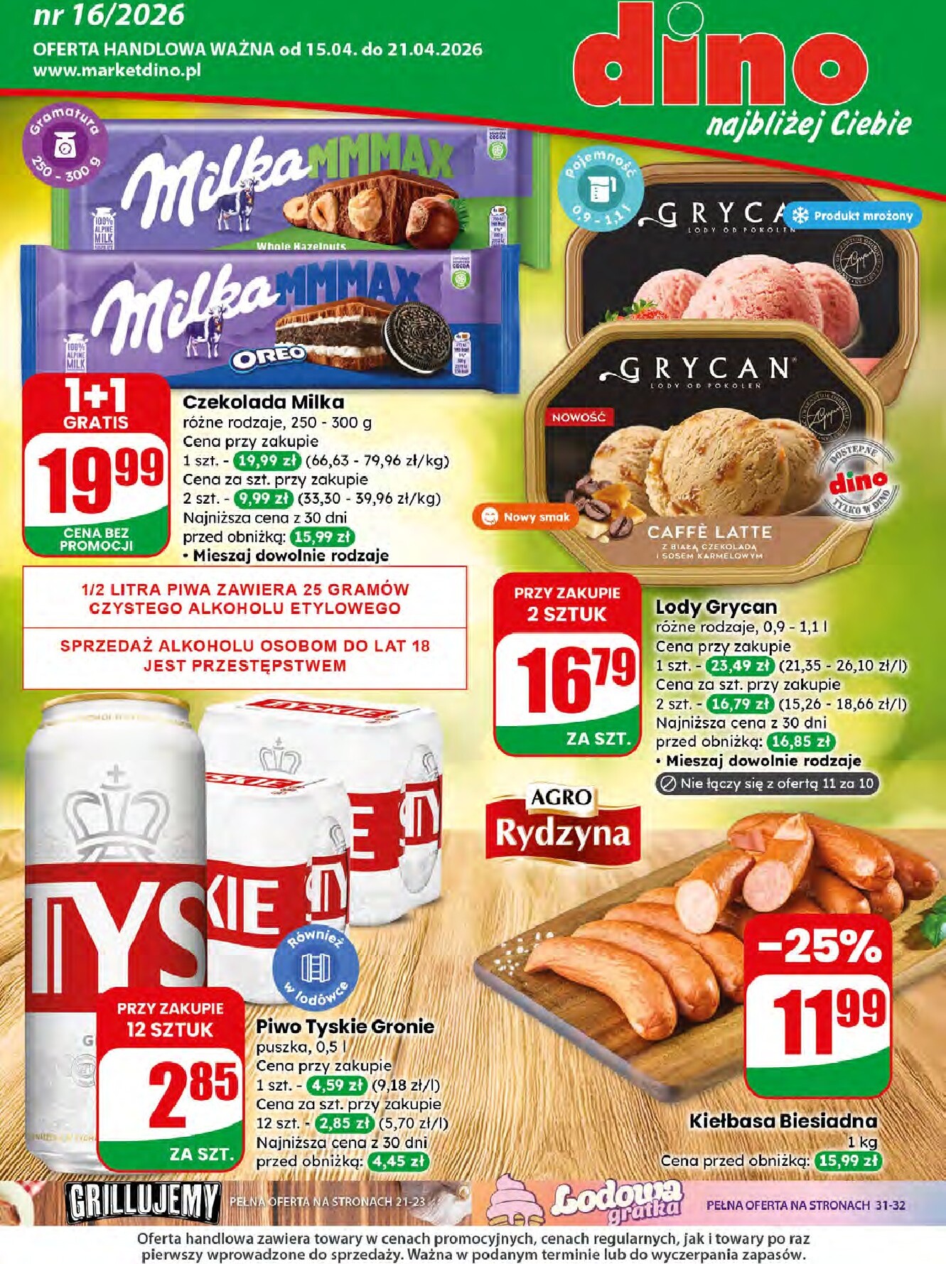 dino - Nowa gazetka Dino ważna od 15.04.2026 do 21.04.2026 - page: 1