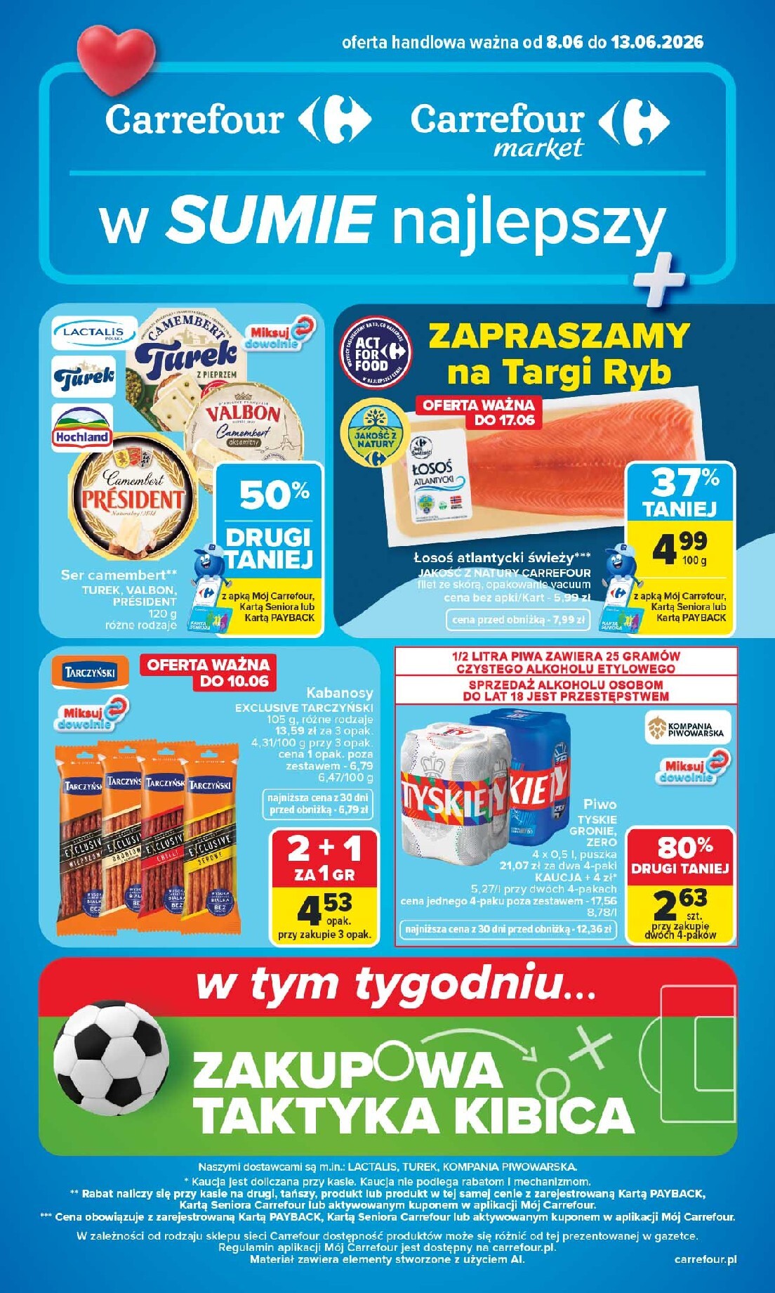 carrefour - Aktualna gazetka Carrefour ważna od 08.06.2026 do 13.06.2026