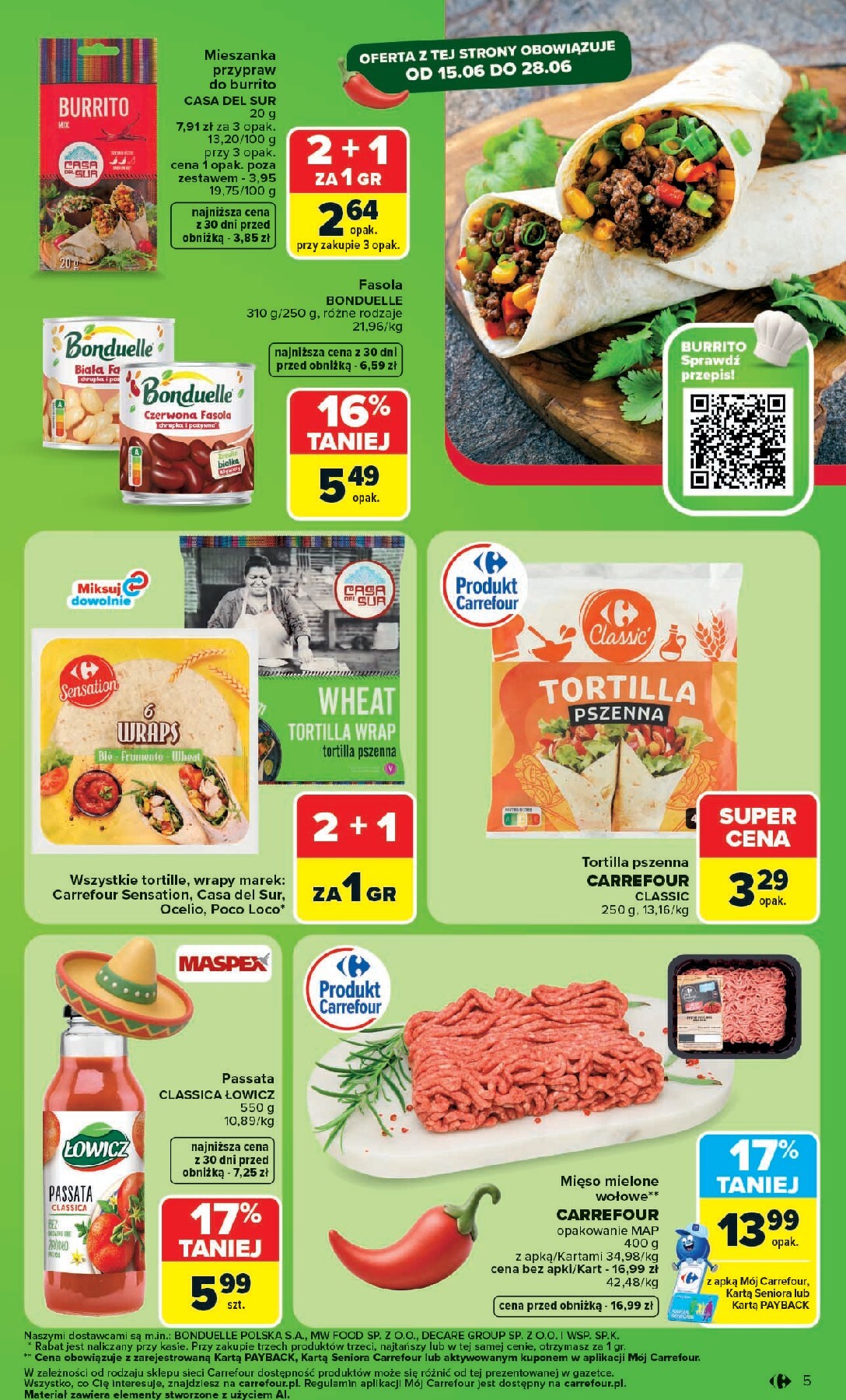 carrefour - Nowa gazetka Carrefour - Kuchnia meksykańska ważna od 15.06.2026 do 28.06.2026 - page: 5