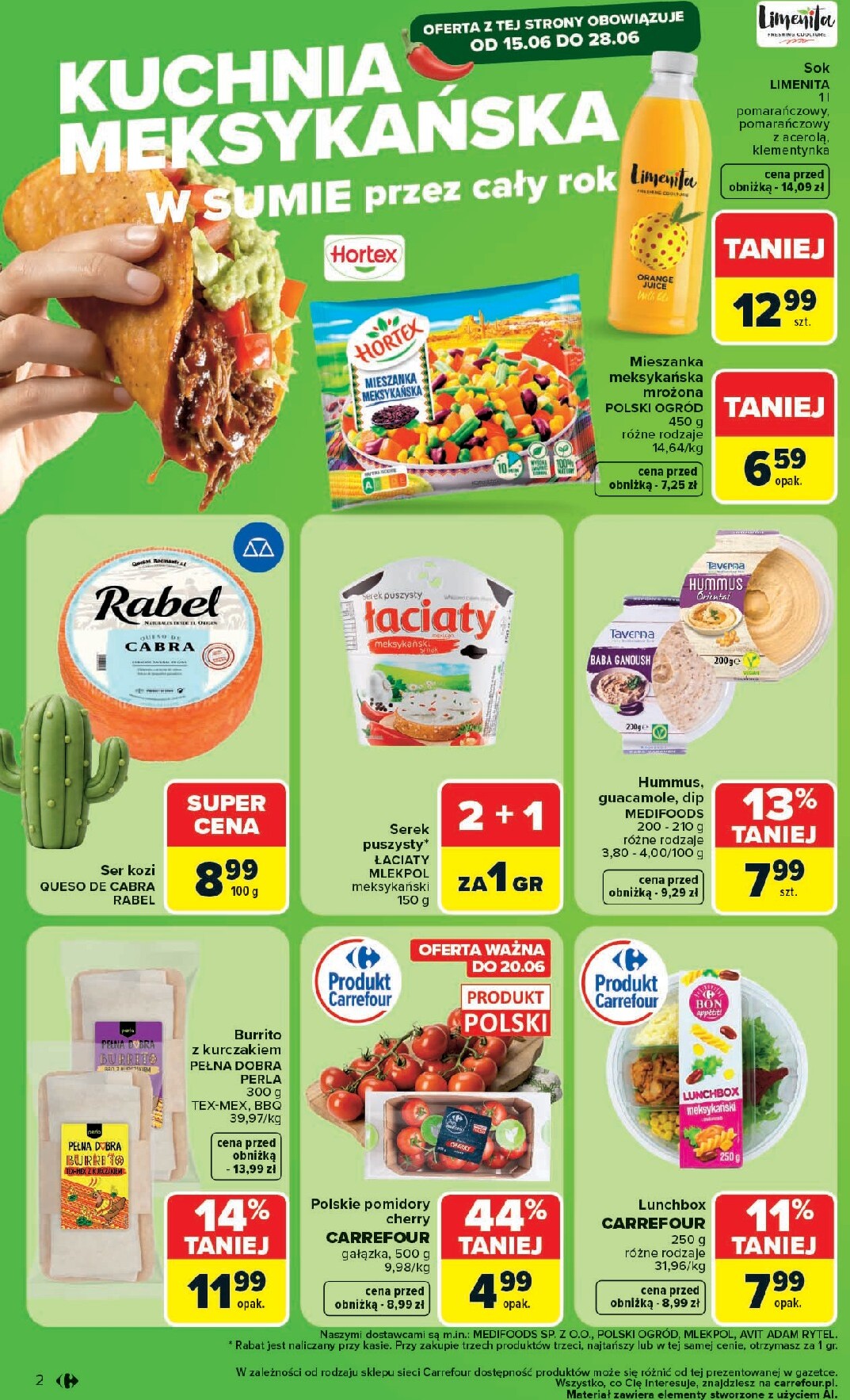 carrefour - Nowa gazetka Carrefour - Kuchnia meksykańska ważna od 15.06.2026 do 28.06.2026 - page: 2
