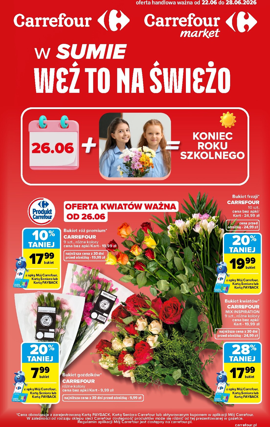 carrefour - Nowa gazetka Carrefour - Weź to na świeżo ważna od 22.06.2026 do 28.06.2026