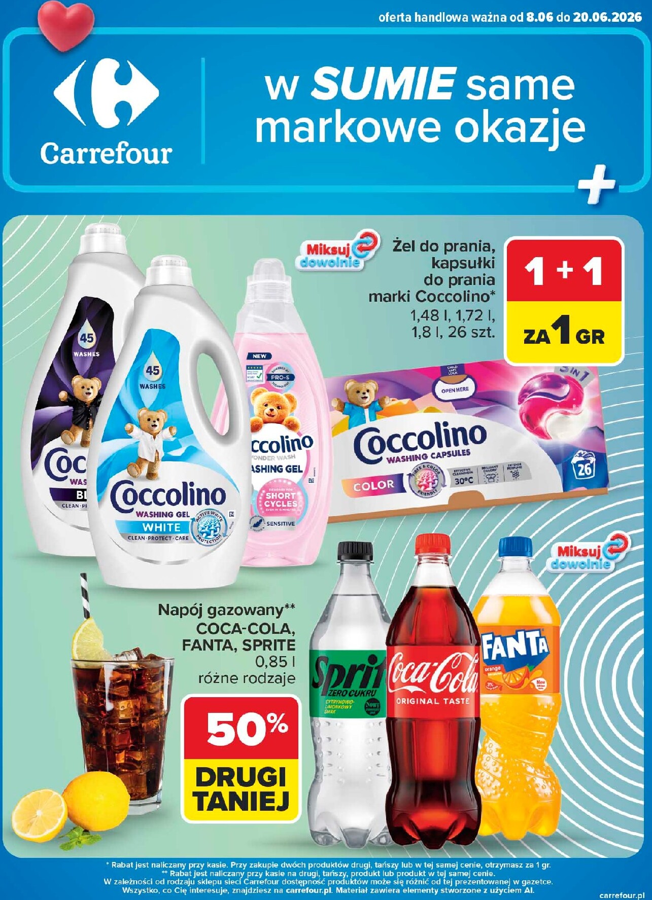 carrefour - Aktualna gazetka Carrefour ważna od 08.06.2026 do 20.06.2026 - page: 1