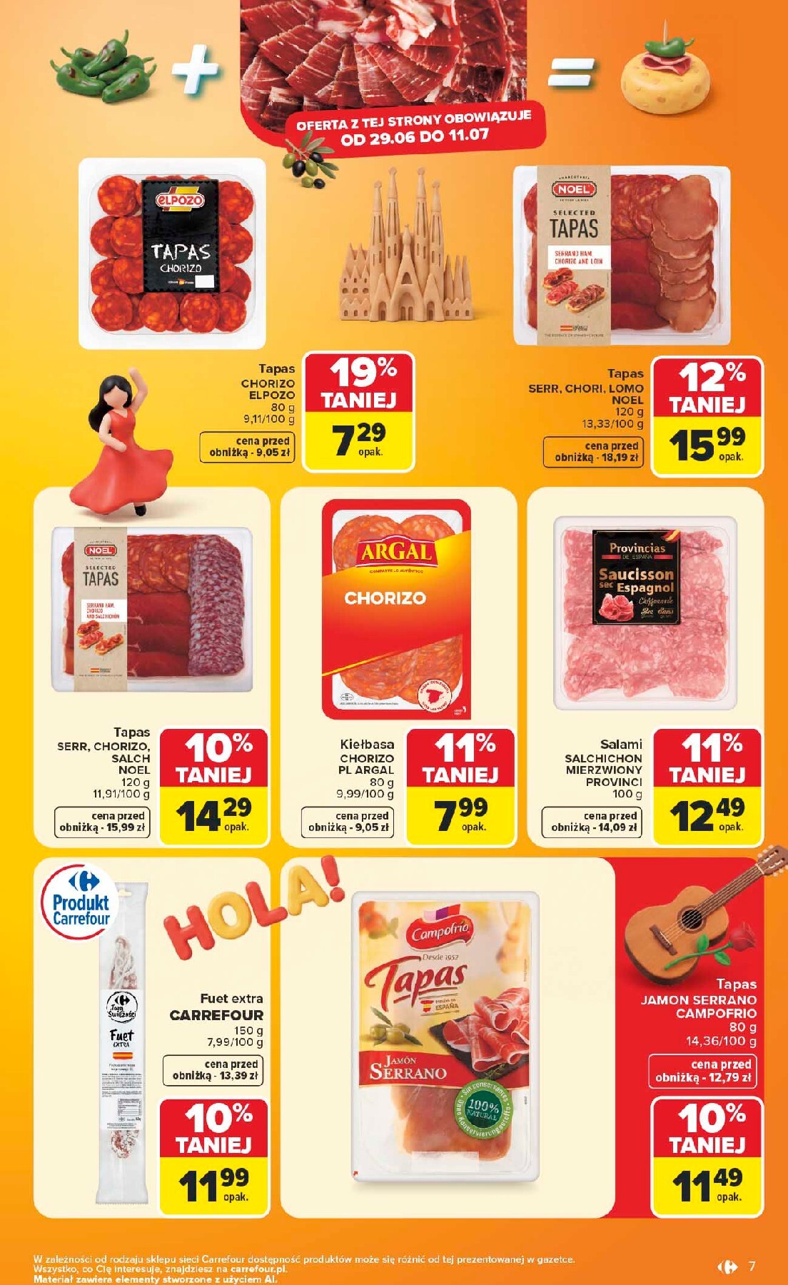 carrefour - Nowa gazetka Carrefour - Kuchnia śródziemnomorska ważna od 29.06.2026 do 11.07.2026 - page: 7