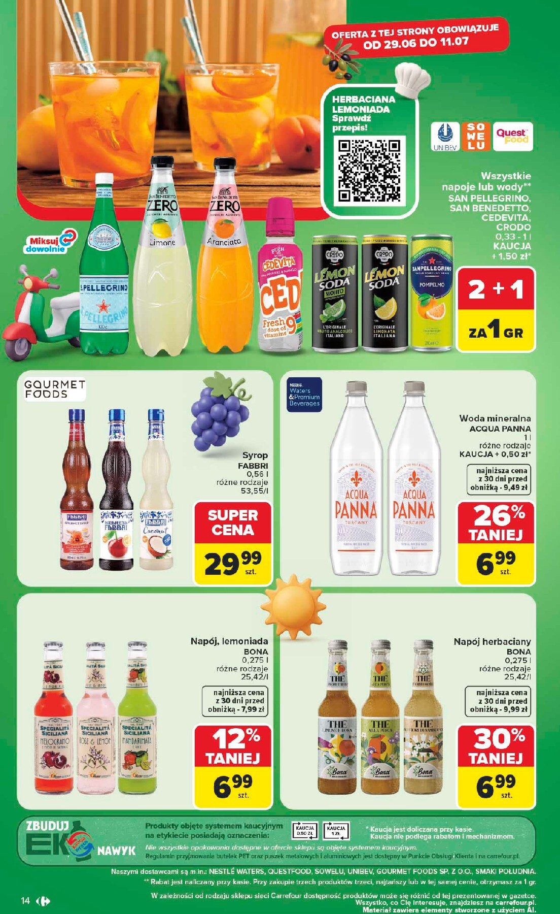 carrefour - Nowa gazetka Carrefour - Kuchnia śródziemnomorska ważna od 29.06.2026 do 11.07.2026 - page: 14