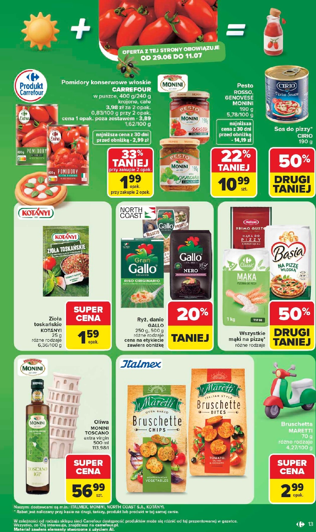 carrefour - Nowa gazetka Carrefour - Kuchnia śródziemnomorska ważna od 29.06.2026 do 11.07.2026 - page: 13