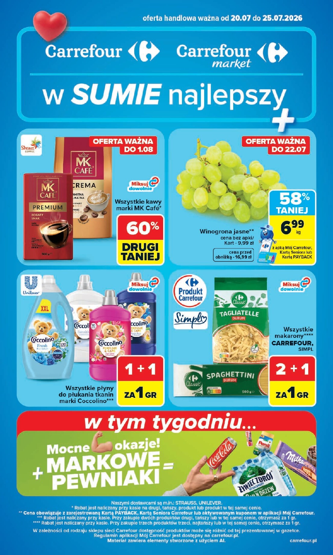 carrefour - Nowa gazetka Carrefour ważna od 20.07.2026 do 25.07.2026