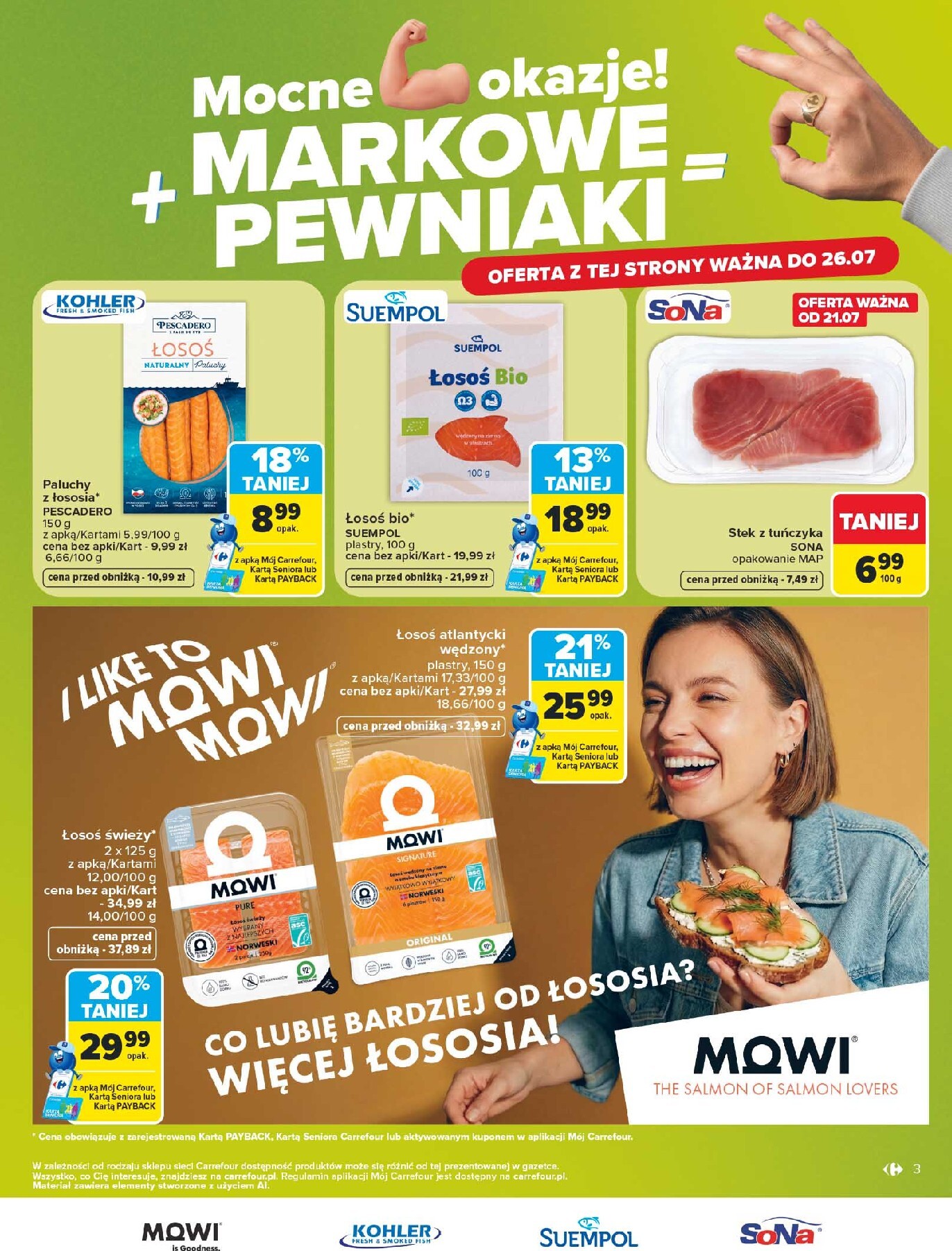 carrefour - Nowa gazetka Carrefour - Markowe pewniaki ważna od 20.07.2026 do 01.08.2026 - page: 3