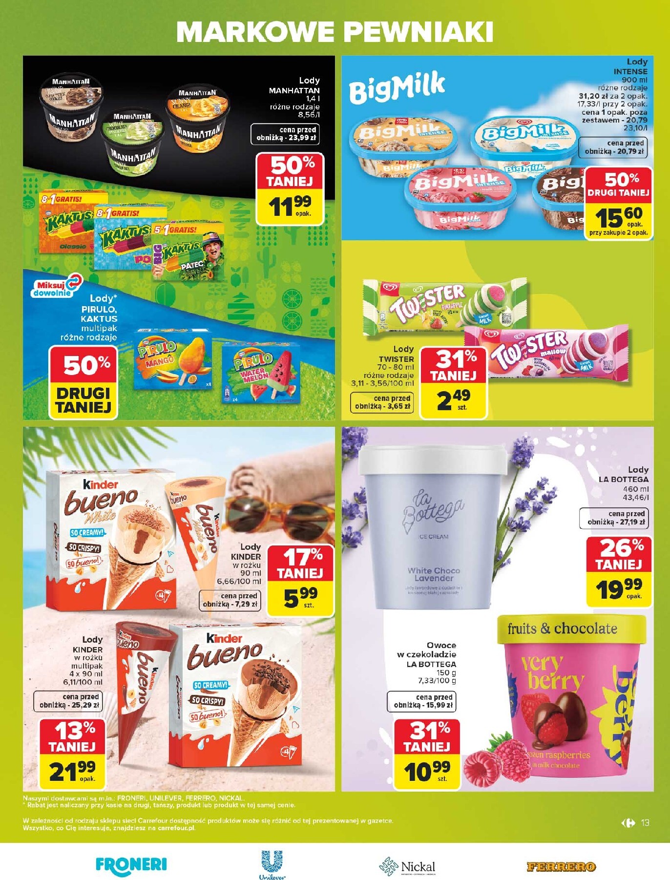carrefour - Nowa gazetka Carrefour - Markowe pewniaki ważna od 20.07.2026 do 01.08.2026 - page: 13