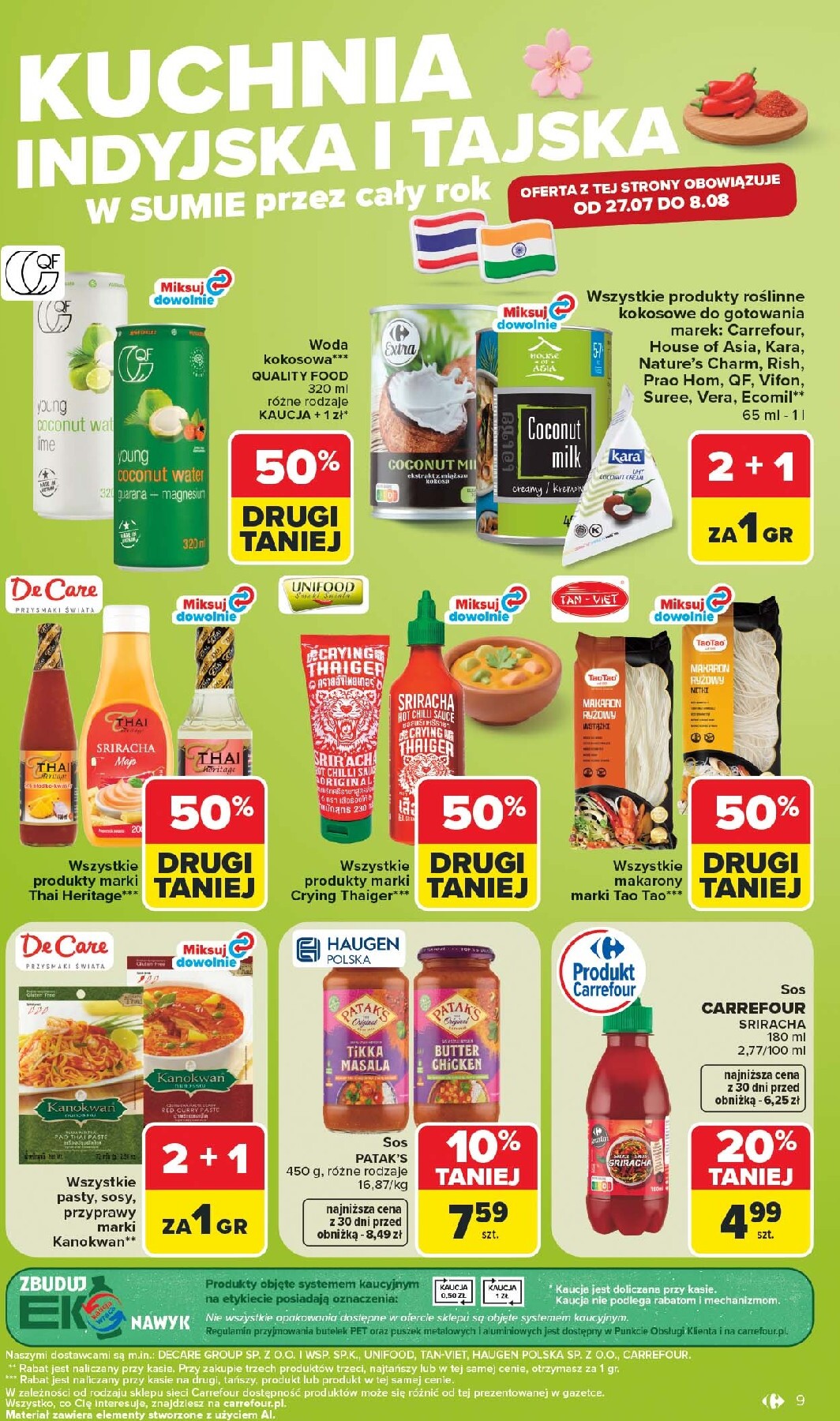 carrefour - Nowa gazetka Carrefour - Kuchnia azjatycka ważna od 27.07.2026 do 08.08.2026 - page: 9