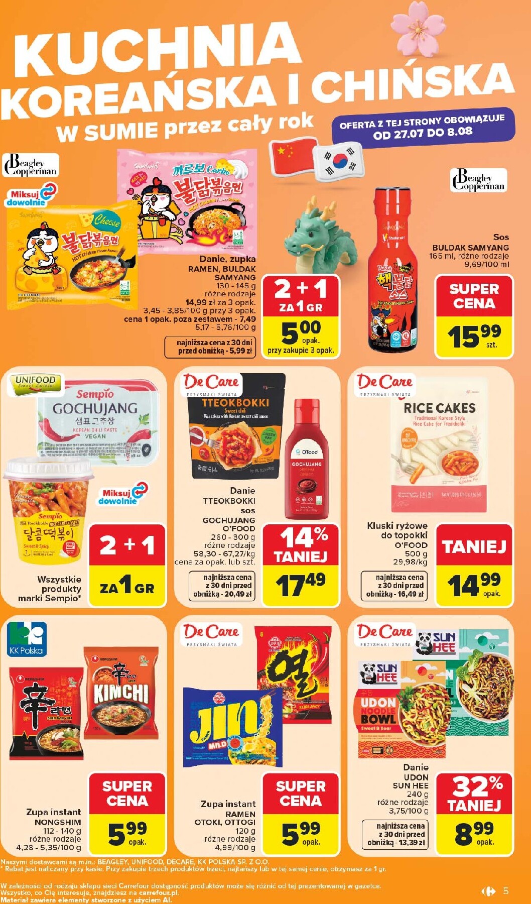 carrefour - Nowa gazetka Carrefour - Kuchnia azjatycka ważna od 27.07.2026 do 08.08.2026 - page: 5