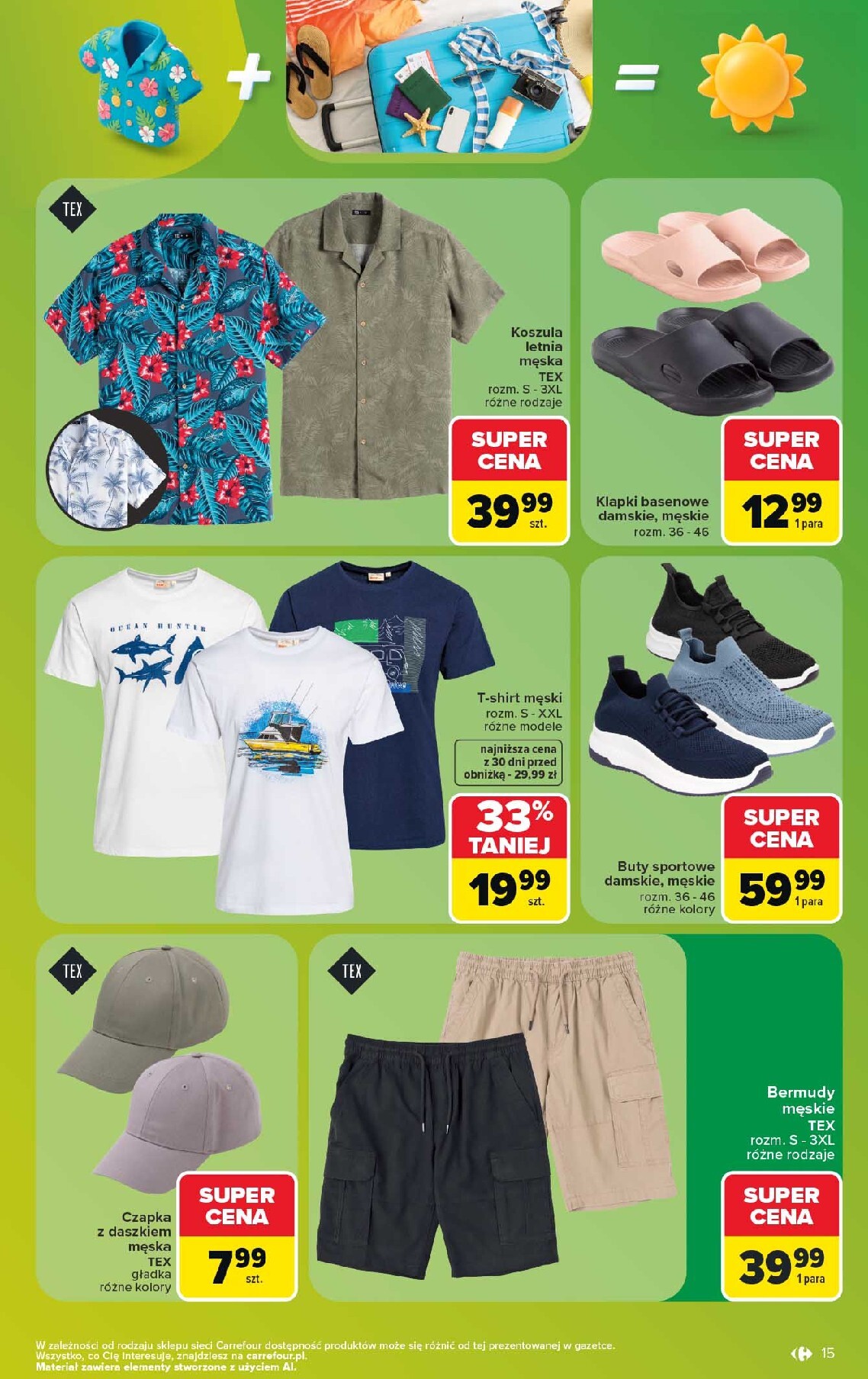 carrefour - Nowa gazetka Carrefour - W sumie ostatnie sztuki i letnie hity ważna od 27.07.2026 do 08.08.2026 - page: 15