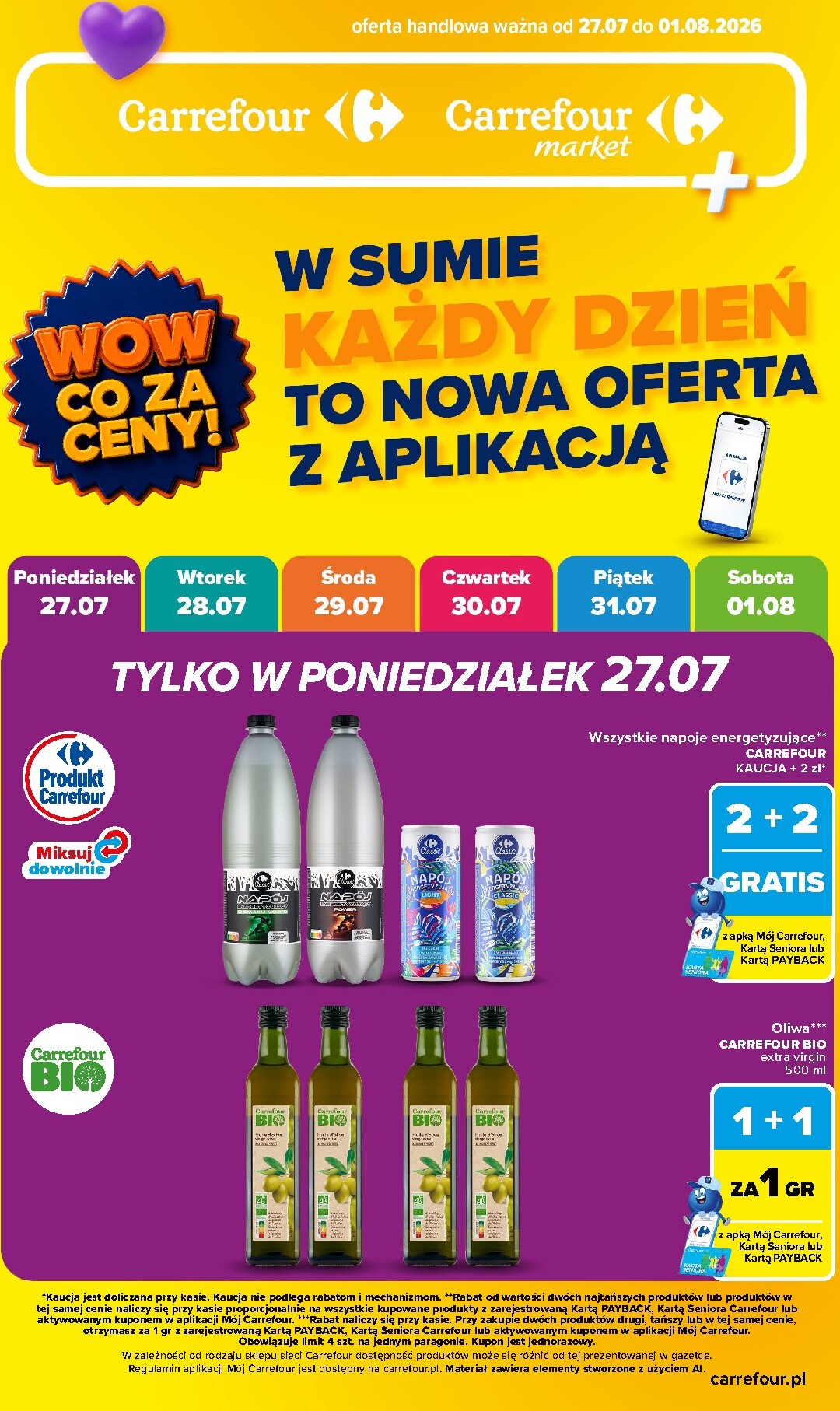 carrefour - Nowa gazetka Carrefour - Aplikacja ważna od 27.07.2026 do 01.08.2026