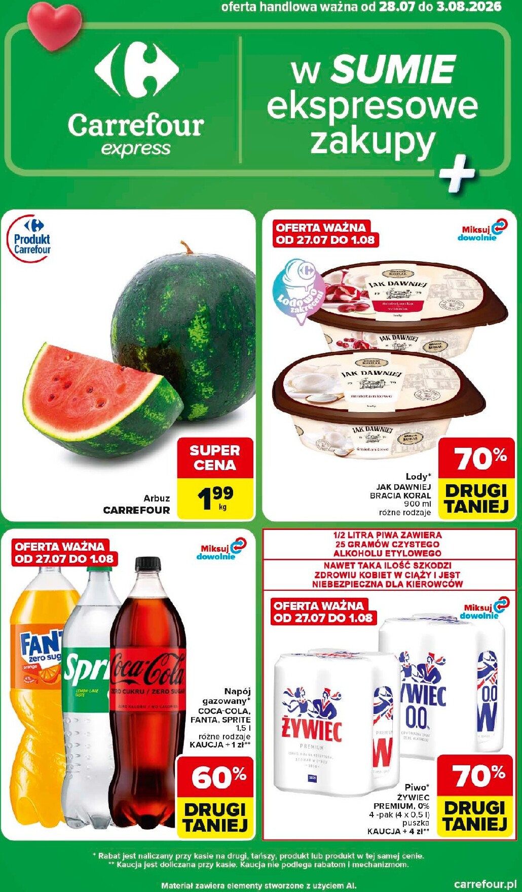 carrefour - Nowa gazetka Carrefour - Express 2 ważna od 28.07.2026 do 03.08.2026