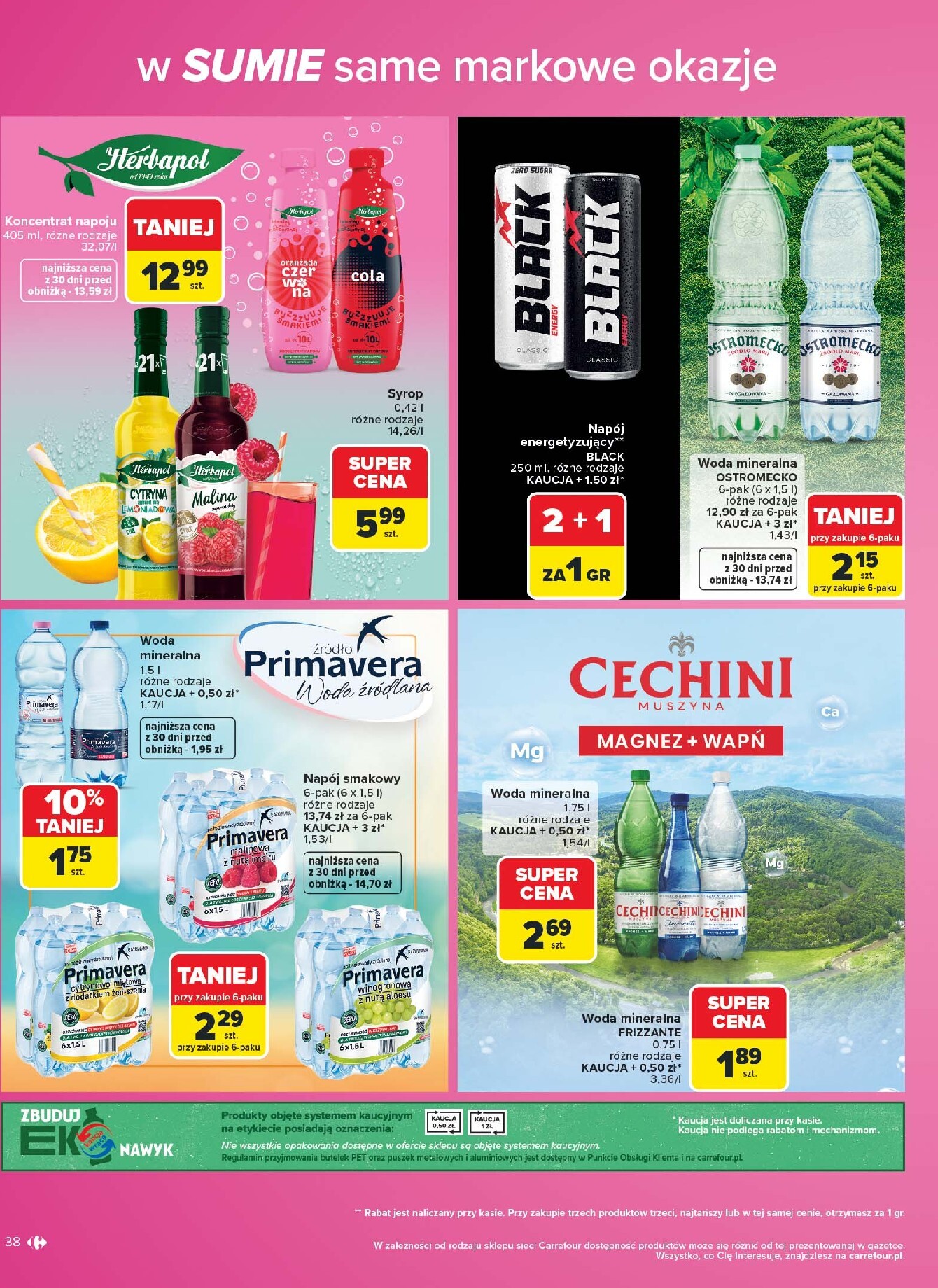 carrefour - Nowa gazetka Carrefour - W Sumie same markowe okazje ważna od 03.08.2026 do 14.08.2026 - page: 38