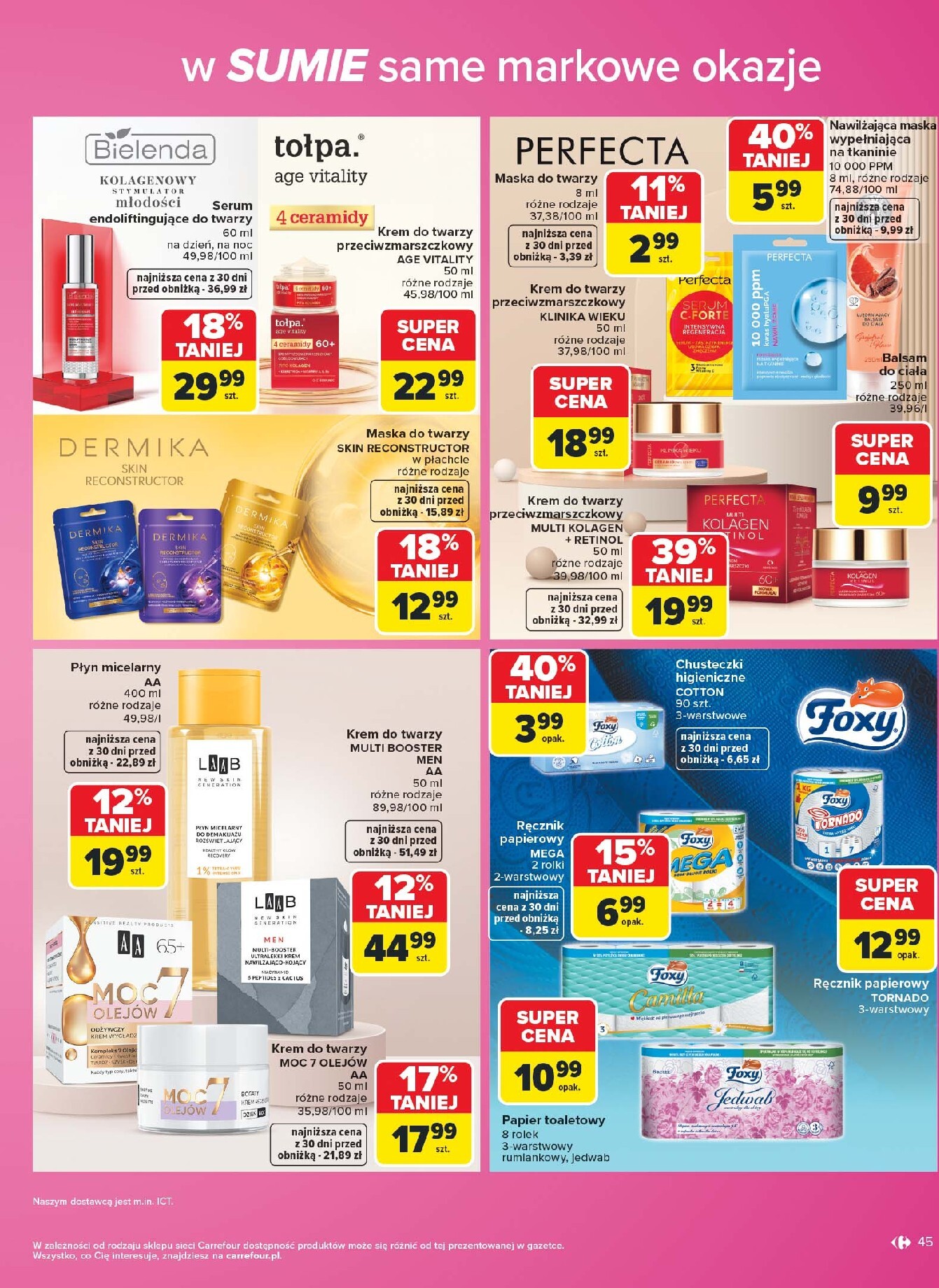 carrefour - Nowa gazetka Carrefour - W Sumie same markowe okazje ważna od 03.08.2026 do 14.08.2026 - page: 45