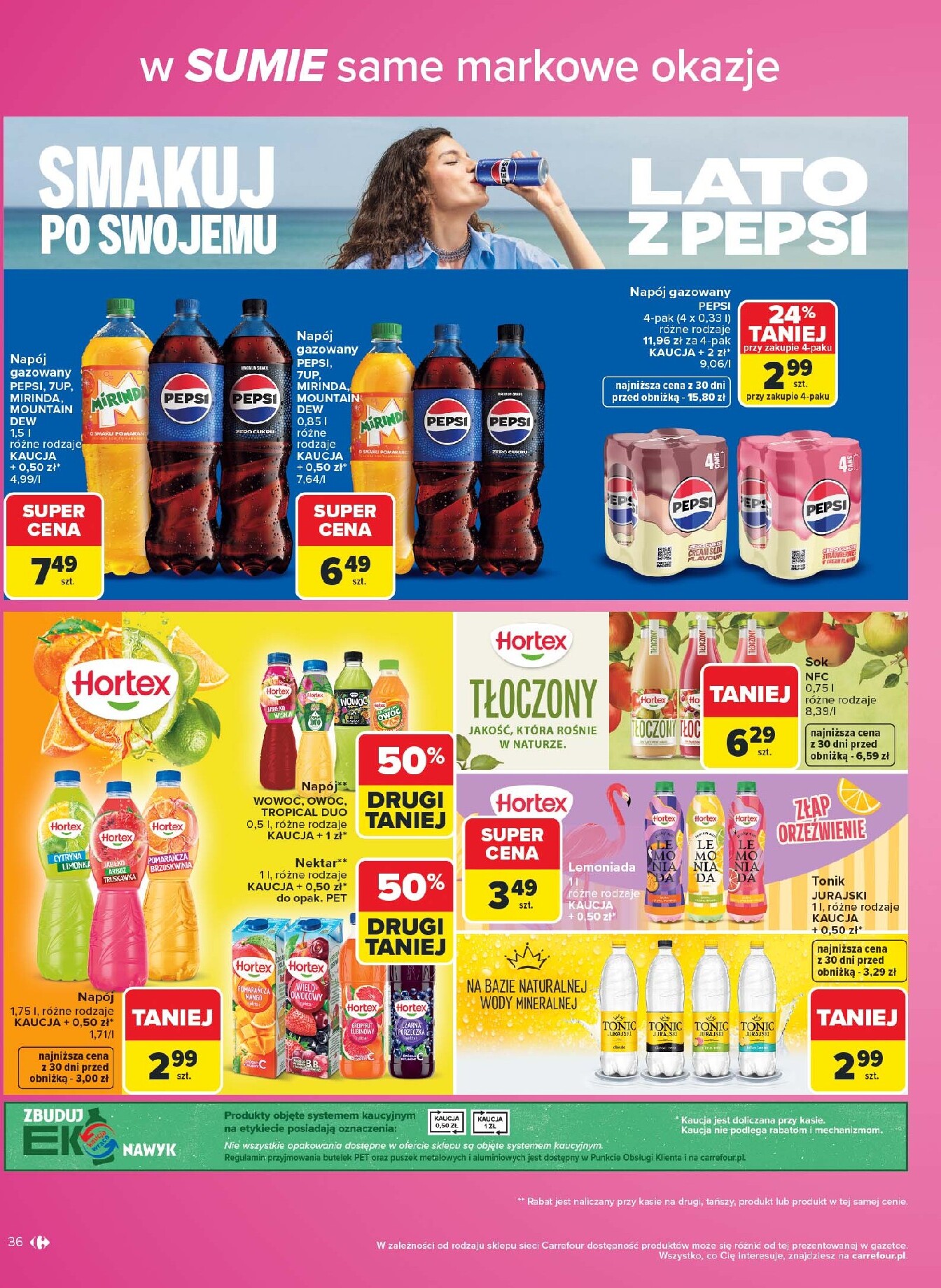 carrefour - Nowa gazetka Carrefour - W Sumie same markowe okazje ważna od 03.08.2026 do 14.08.2026 - page: 36