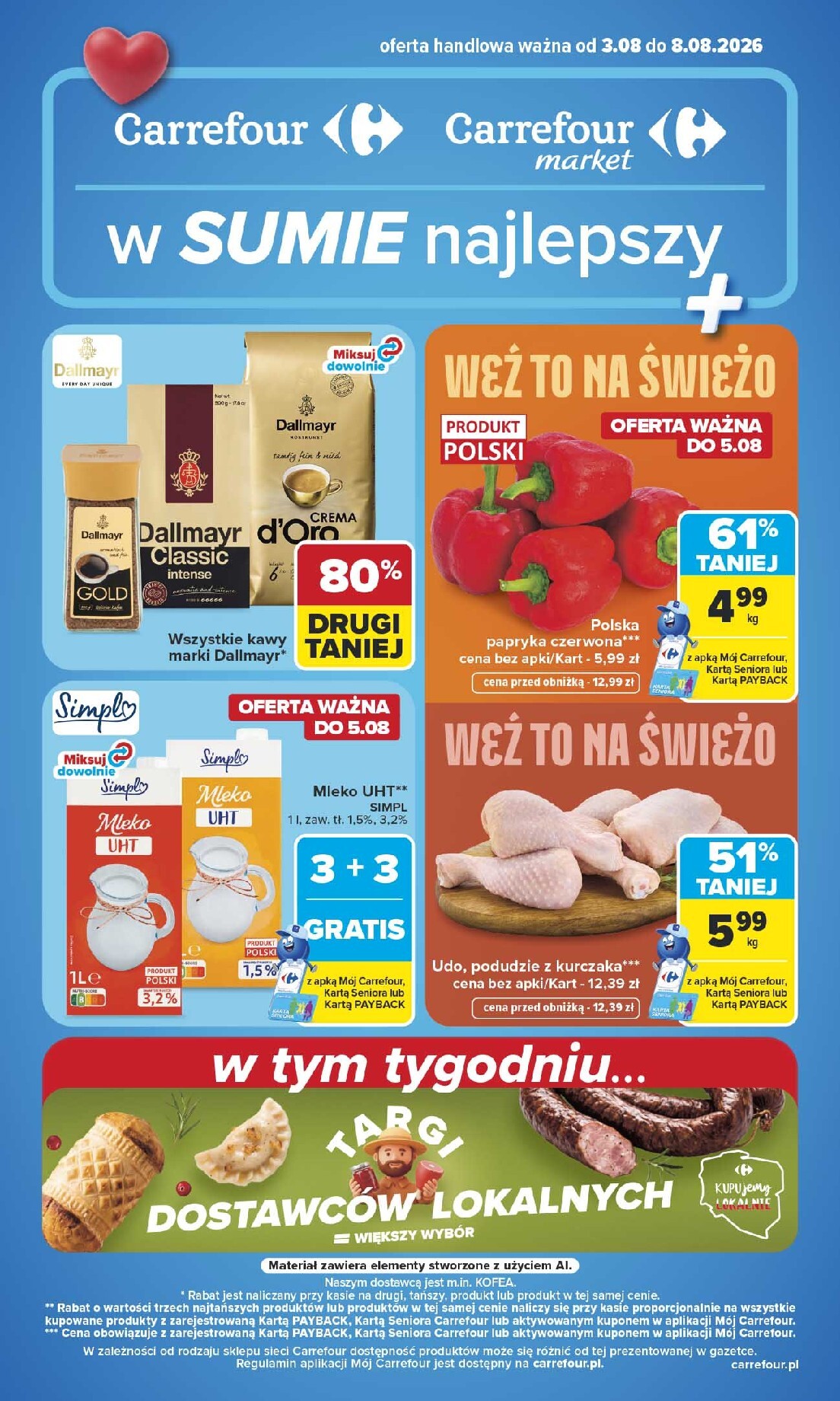 carrefour - Nowa gazetka Carrefour ważna od 03.08.2026 do 08.08.2026