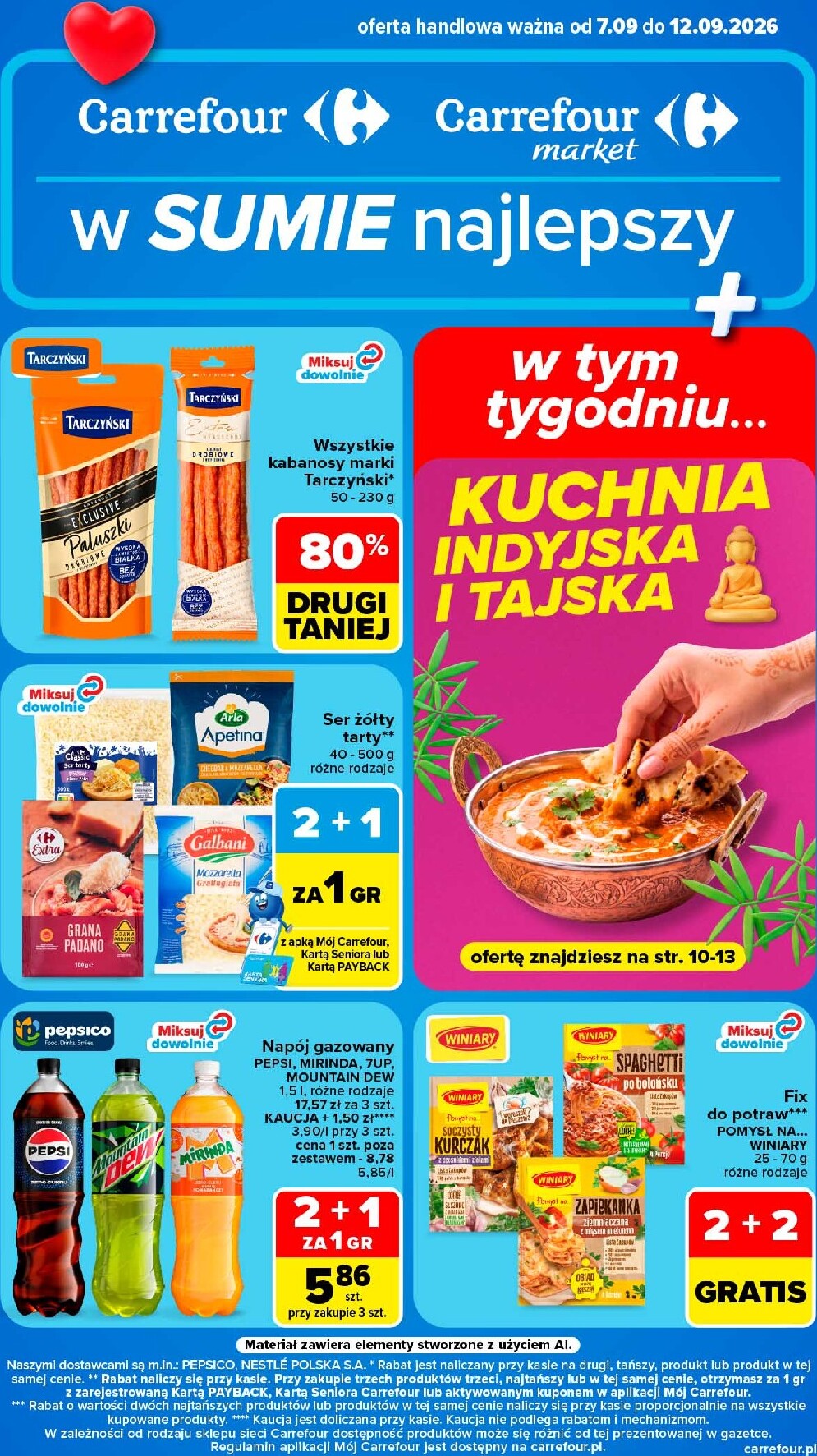 carrefour - Nowa gazetka Carrefour ważna od 07.09.2026 do 12.09.2026 - page: 1