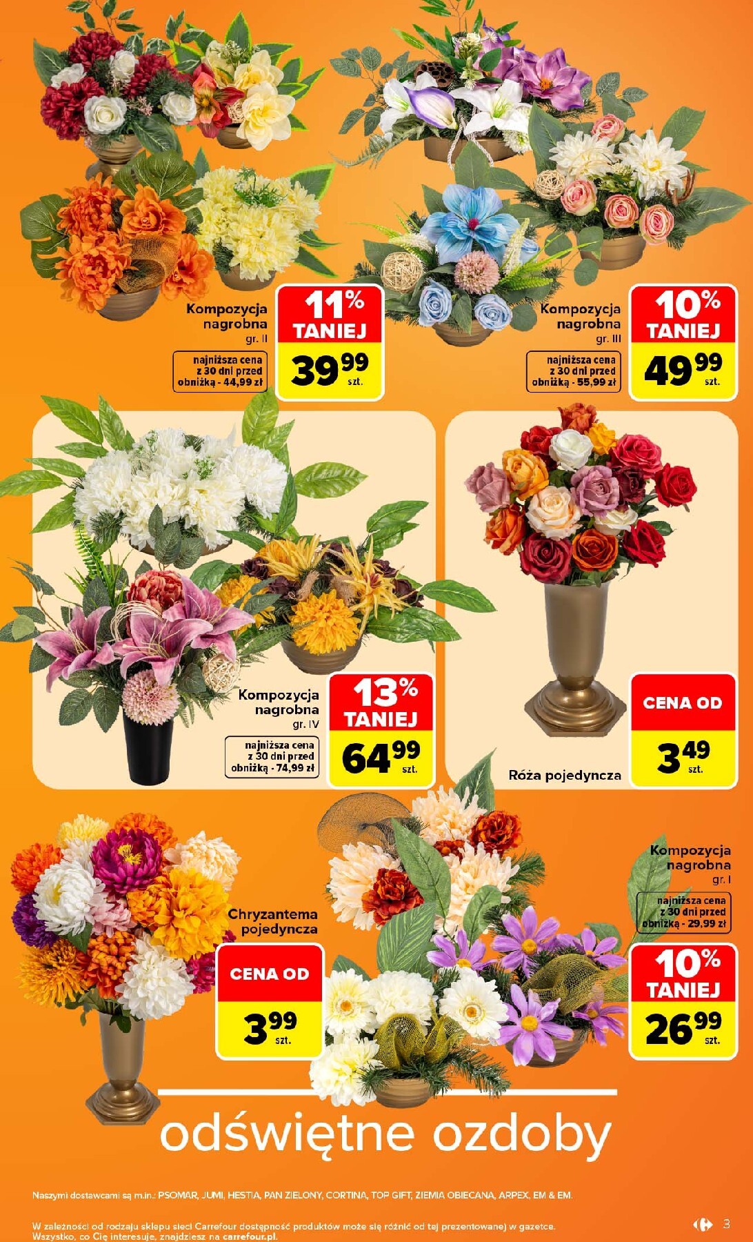carrefour - Nowa gazetka Carrefour - Wybór na czas zadumy ważna od 20.09.2026 do 03.10.2026 - page: 3