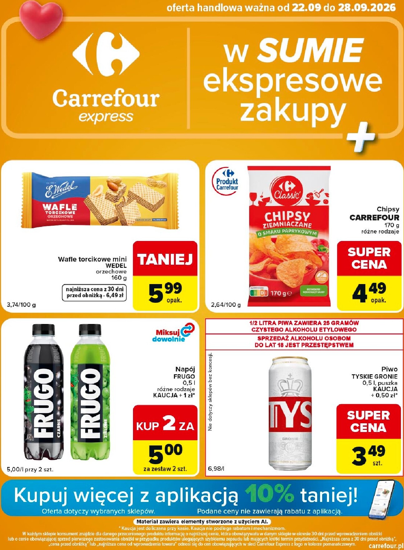carrefour - Nowa gazetka Carrefour - Express 2 ważna od 22.09.2026 do 28.09.2026